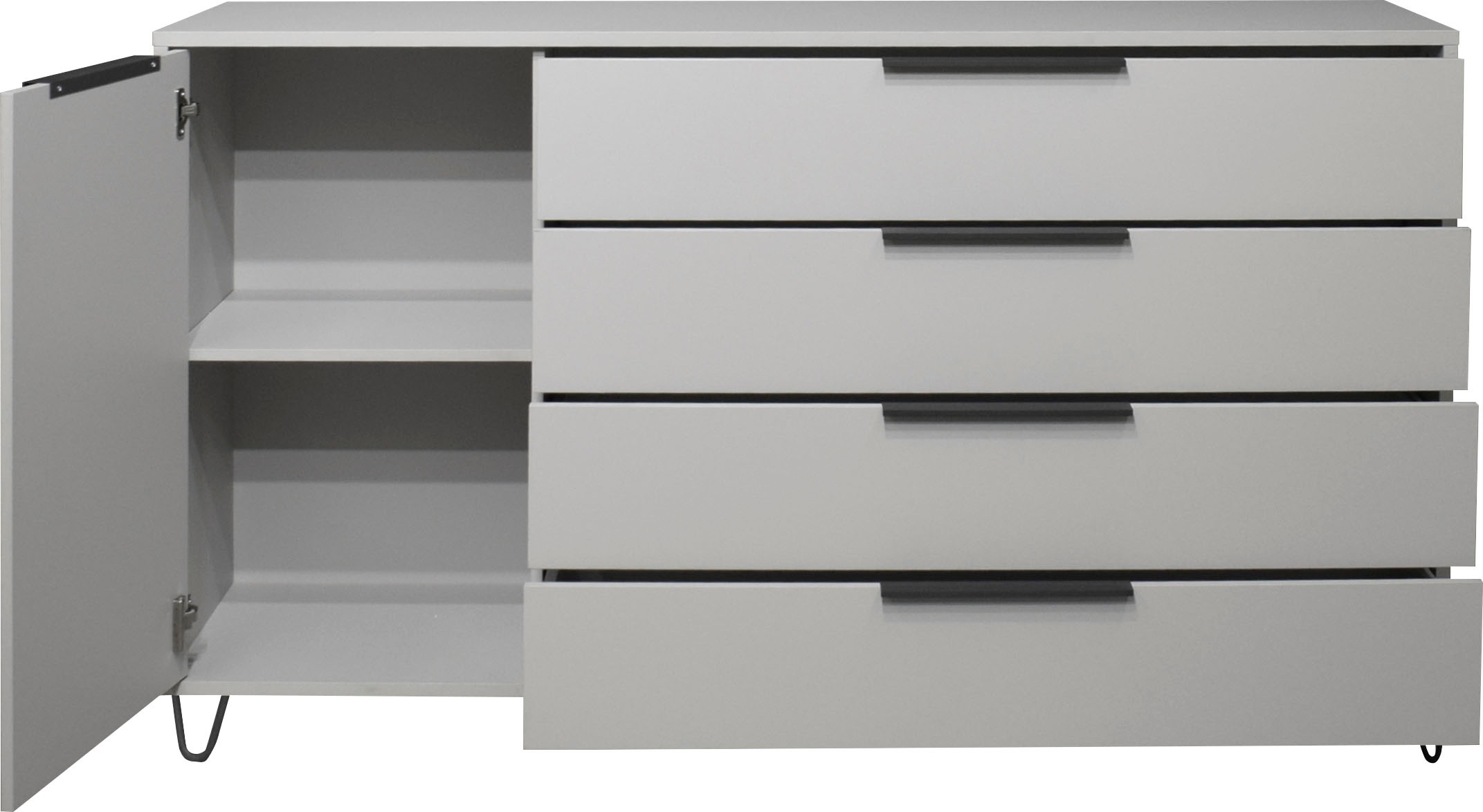 Mäusbacher Highboard »Bonnie TOPSELLER!«, (OTTOs Choice), Highboard mit Drahtgestell