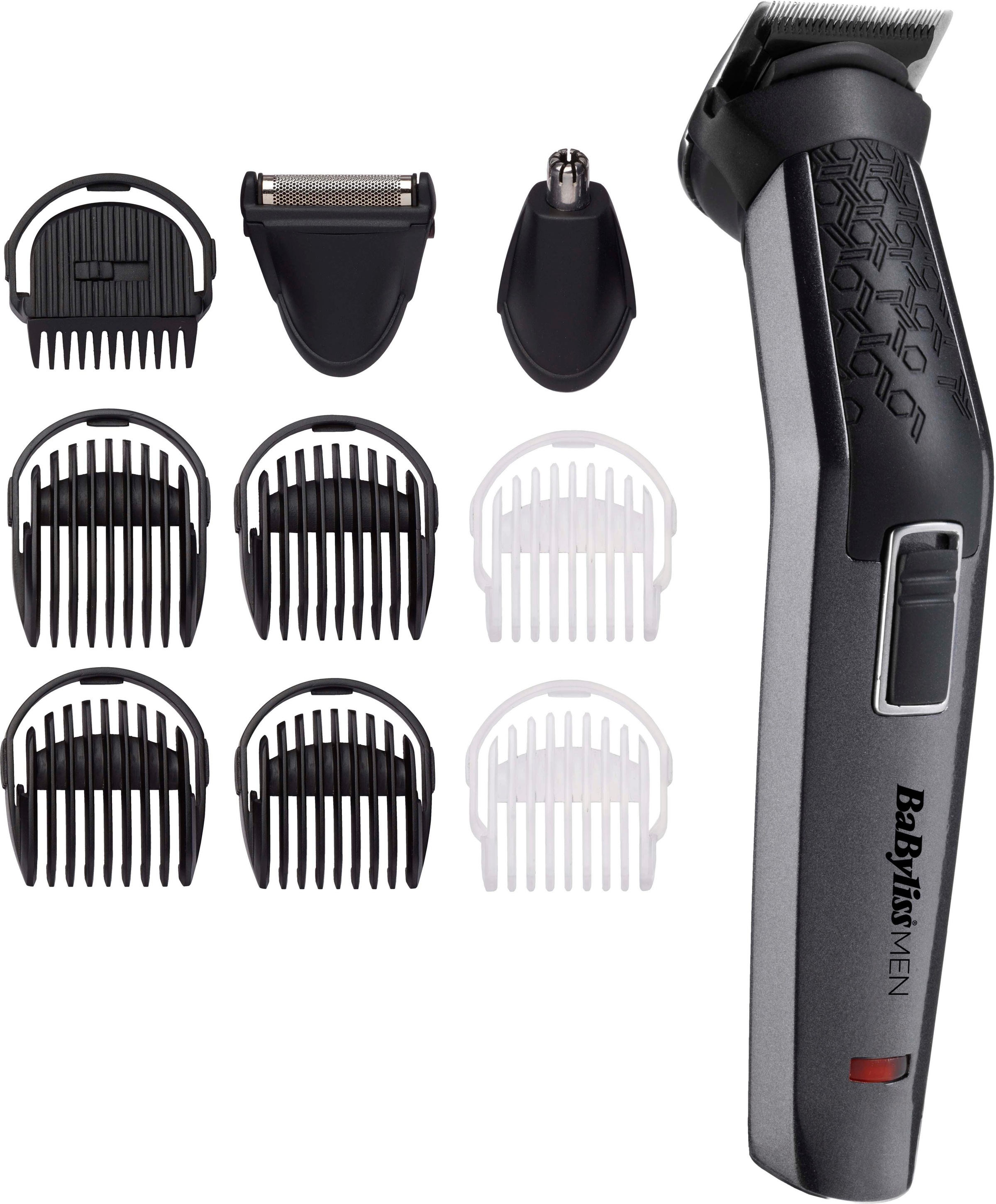 Multifunktionstrimmer »MT727E MEN«, 10 Aufsätze, 10-in-1 Carbon Titanium Multigrooming...