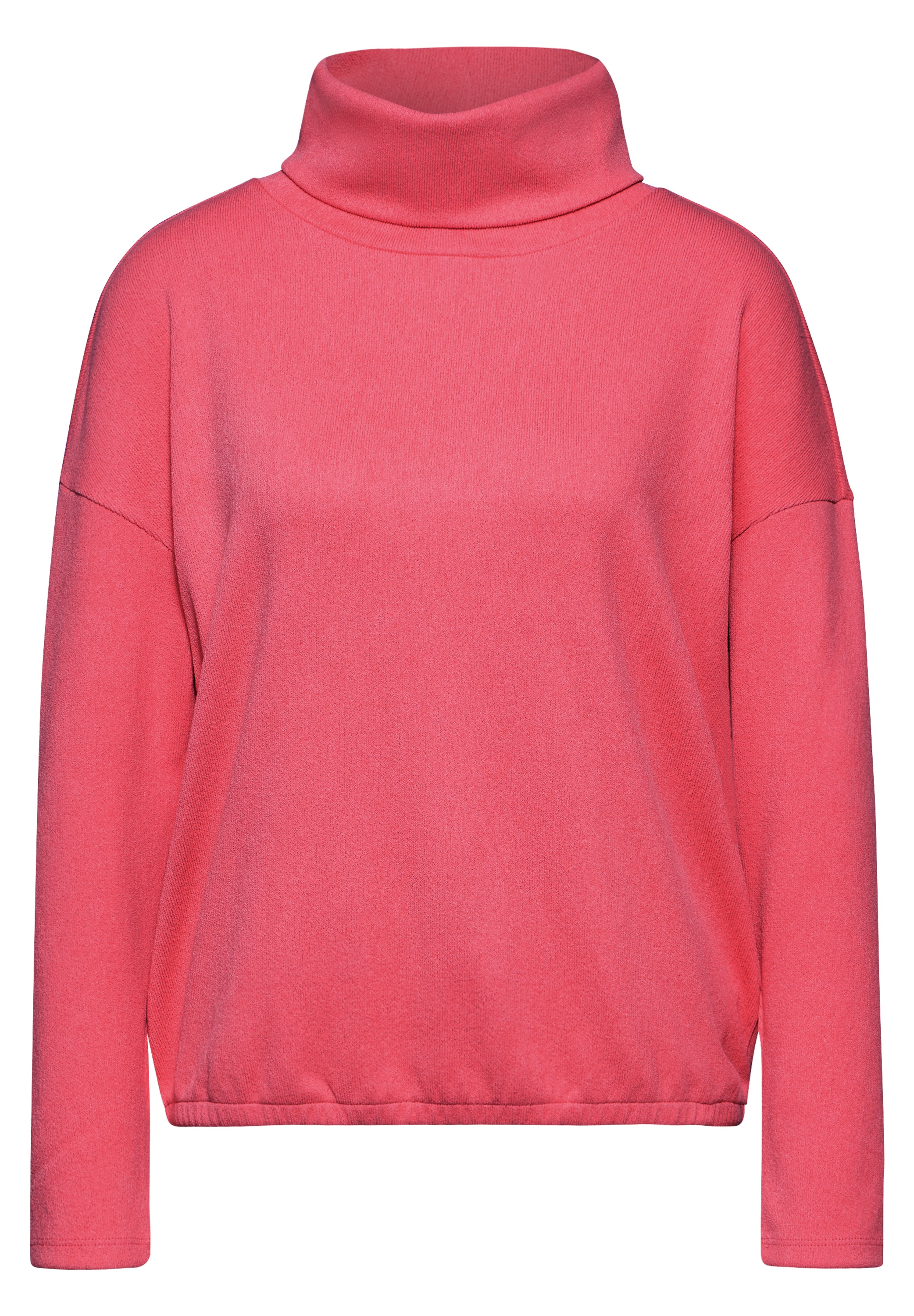 STREET ONE Rollkragenpullover, mit Struktur