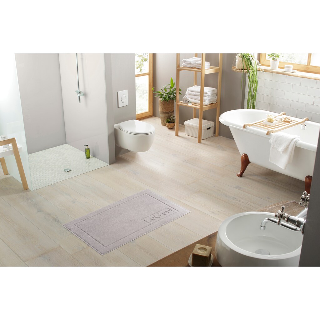 LeGer Home by Lena Gercke Hotelmatte »Anisa«, Höhe 8 mm, beidseitig nutzbar-fußbodenheizungsgeeignet, Badgarnitur, 2-er Set