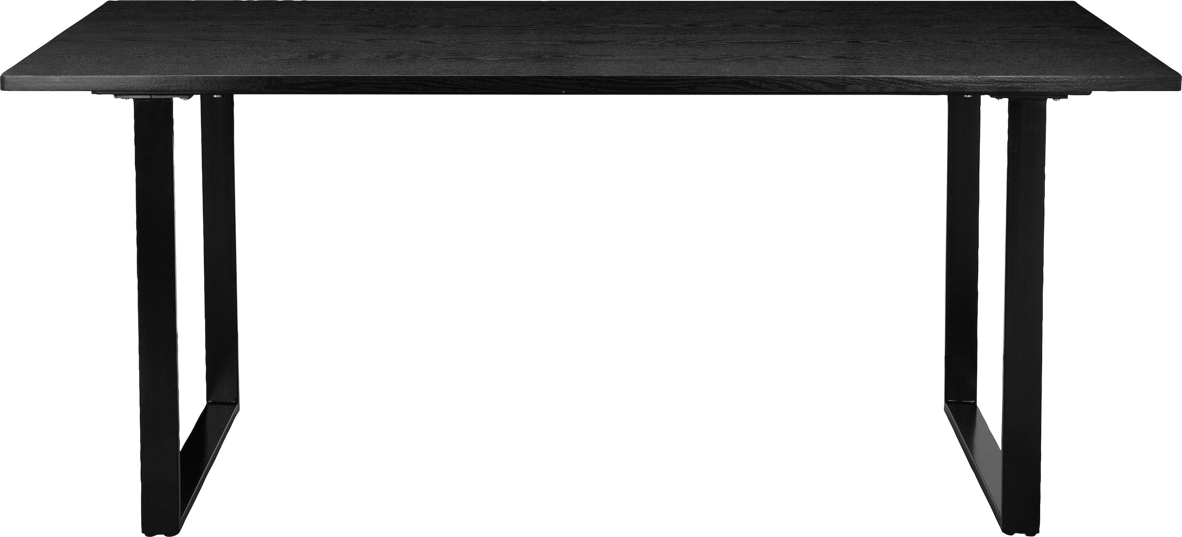 Home affaire Esstisch »Lannion«, (1 St.), Gestell aus Metall schwarz,  Tischplatte mit Holzstruktur, Höhe 76 cm kaufen bei OTTO