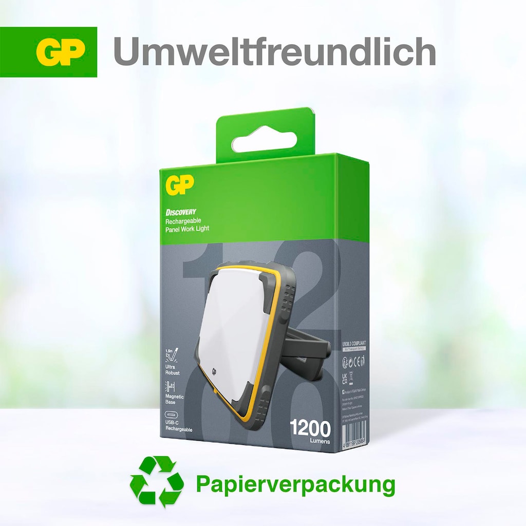 GP Batteries Taschenlampe »Arbeitslampe Discovery CWP15«