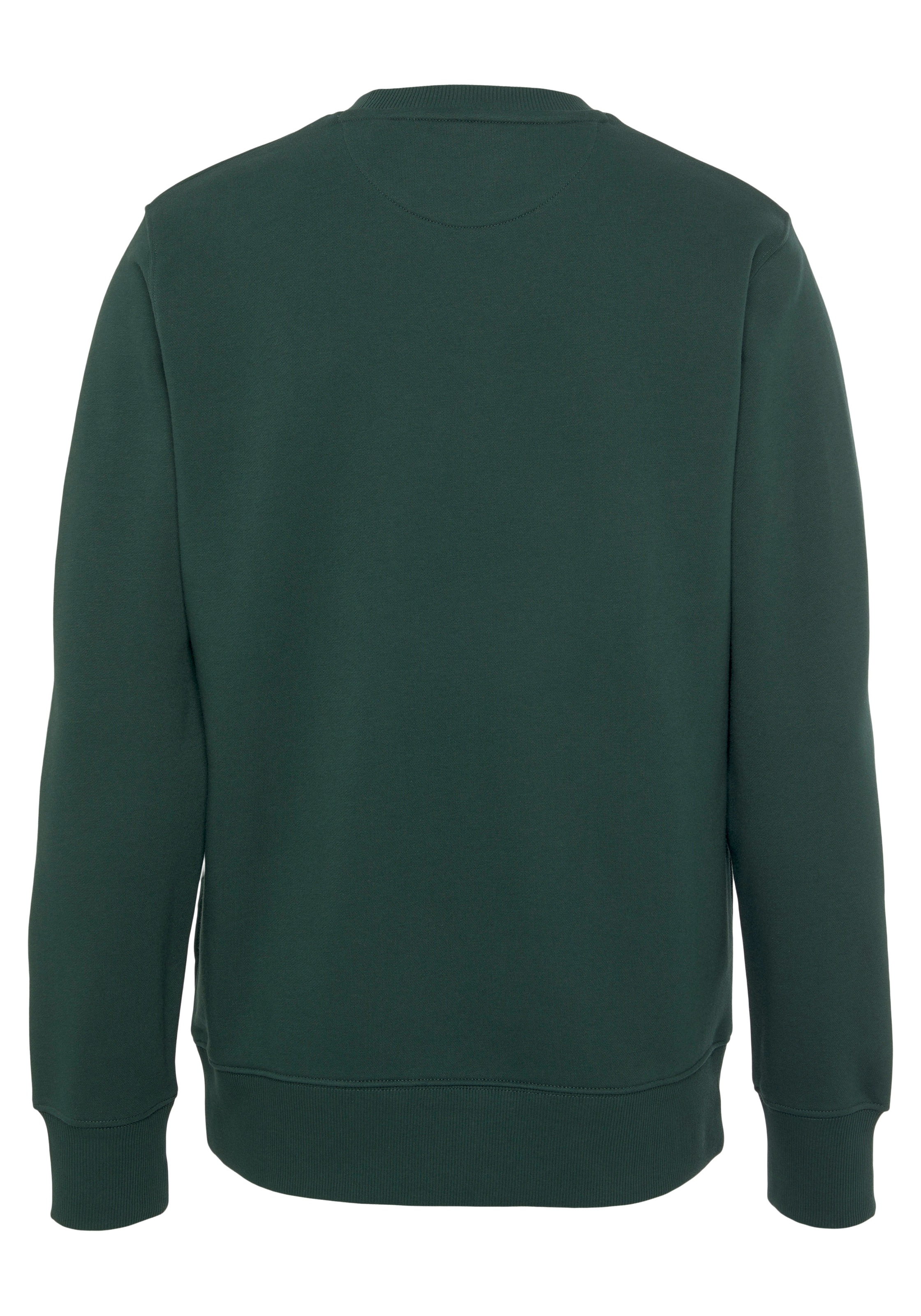 Gant Sweatshirt »REG SHIELD bei OTTO C-NECK SWEAT«, der Brust auf online Logostickerei mit kaufen