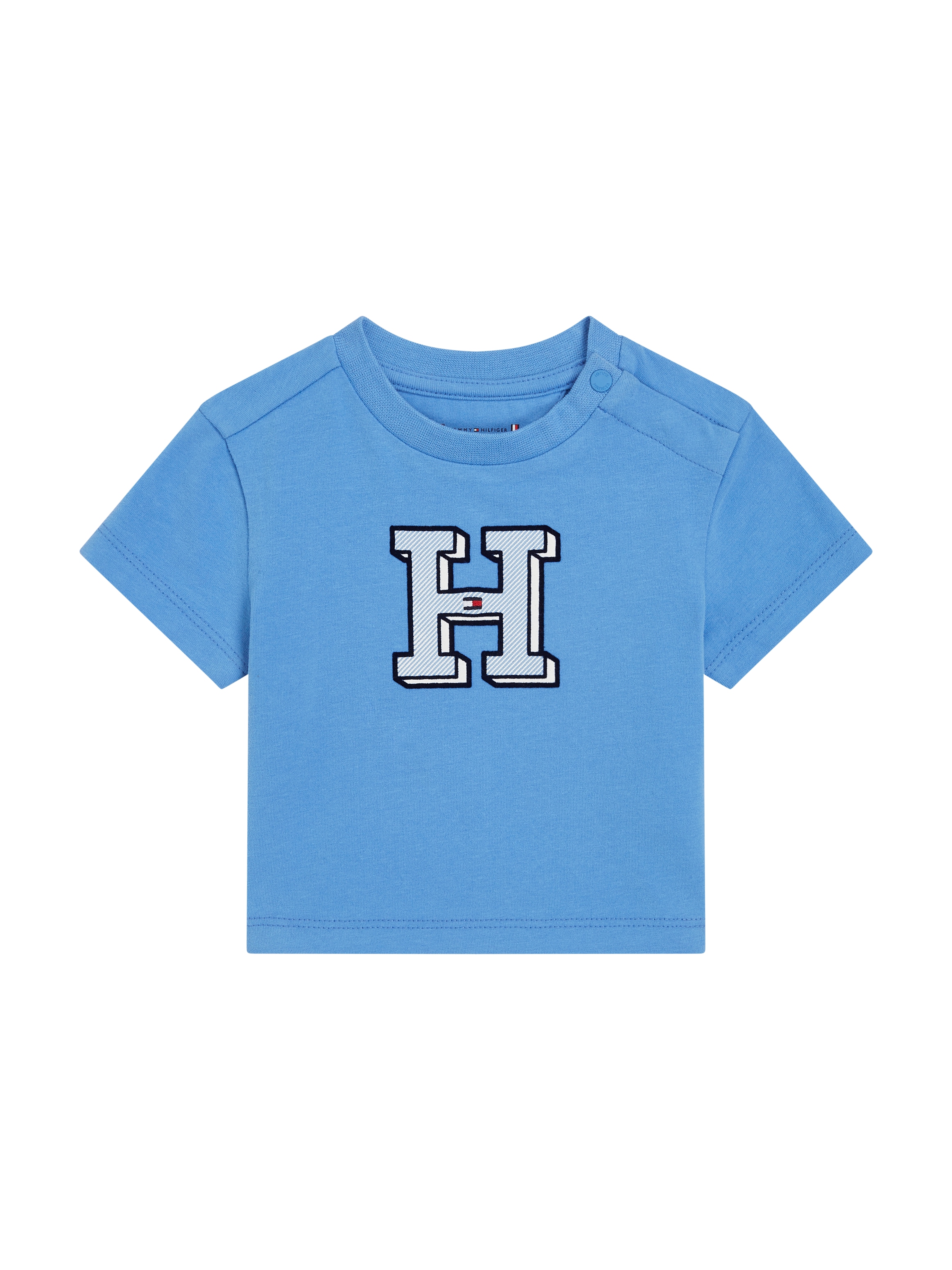 Tommy Hilfiger T-Shirt »BABY ITHACA H TEE S/S«, mit Logo-Stickerei
