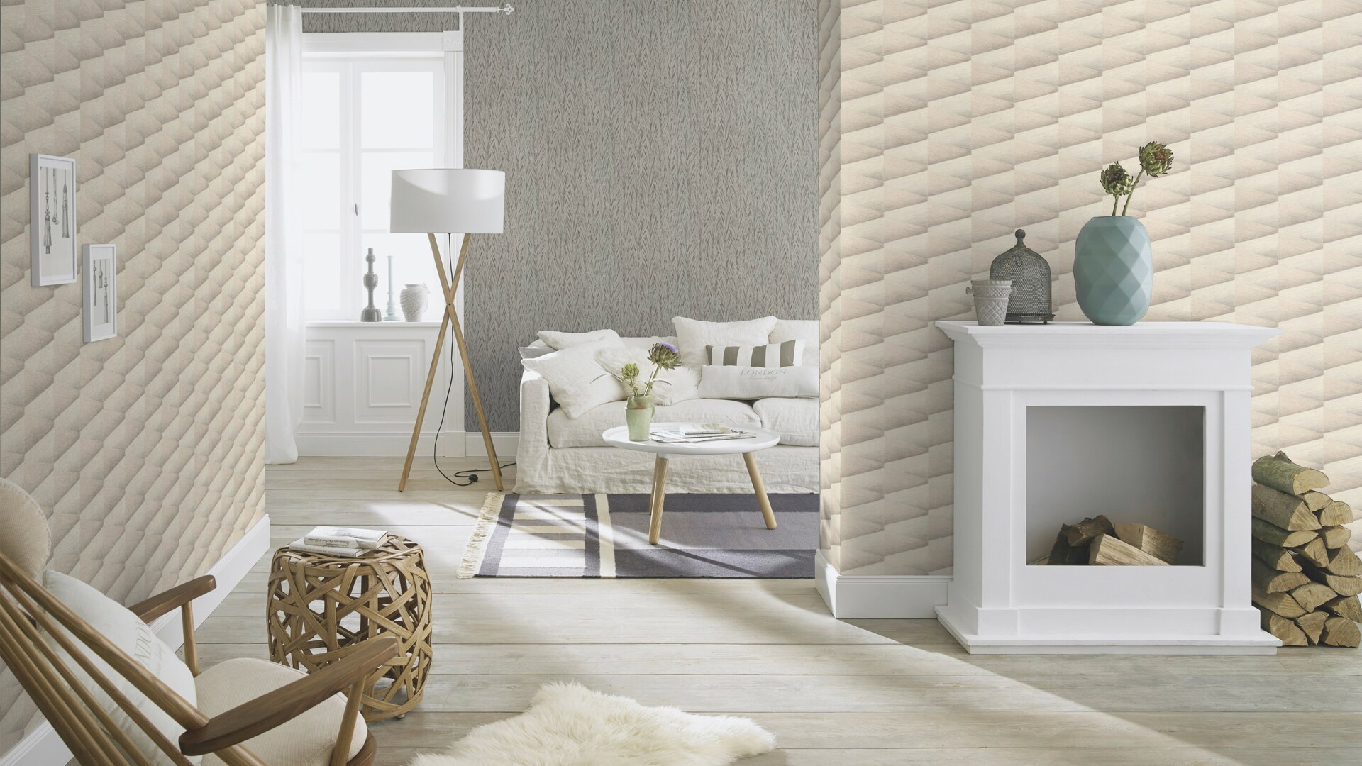 Rasch Vliestapete »Composition« mit grafischem Motiv