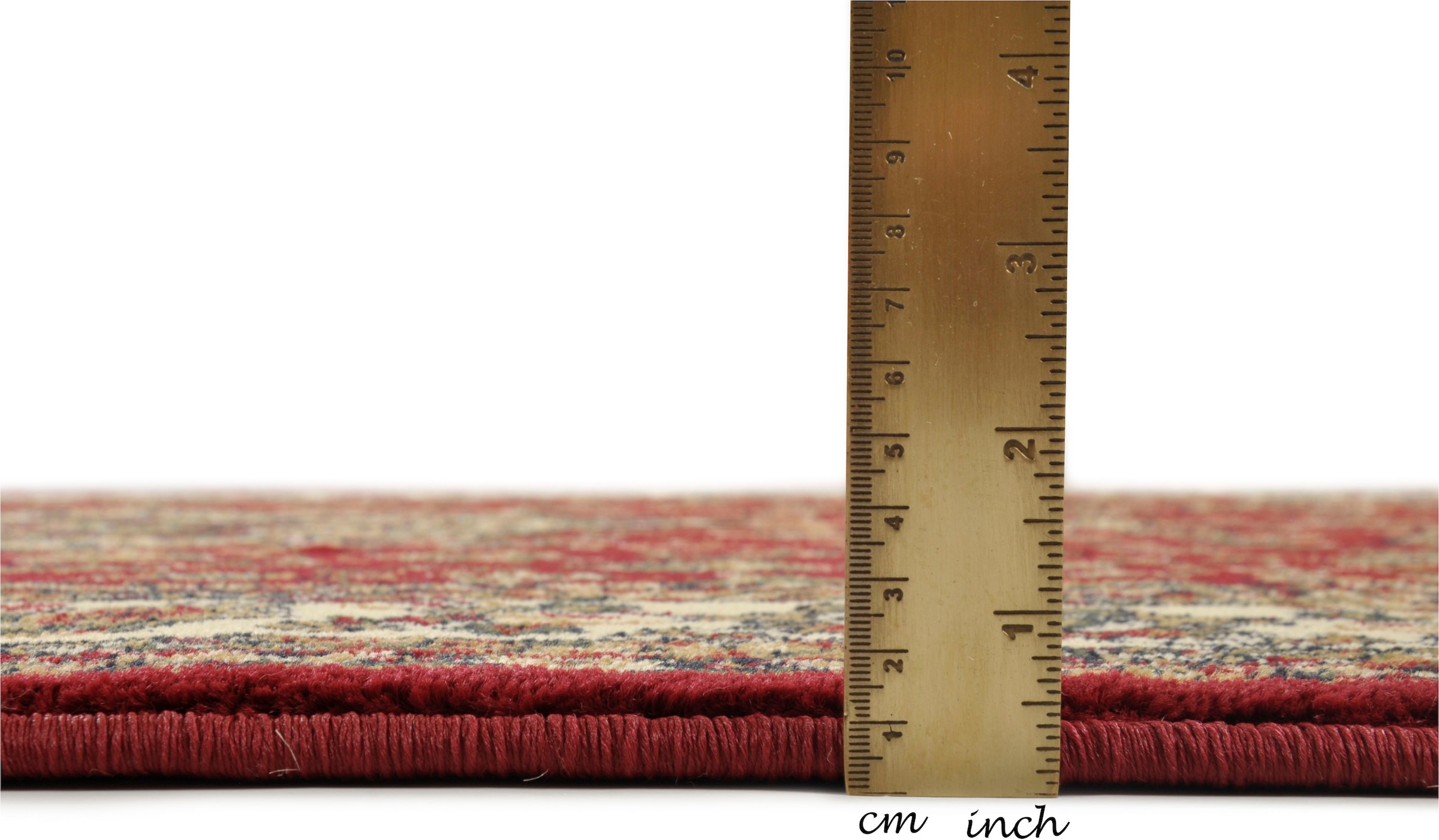 THEKO Teppich »Hamadan 359« rund 10 mm Höhe Kurzflor, Orient-Optik