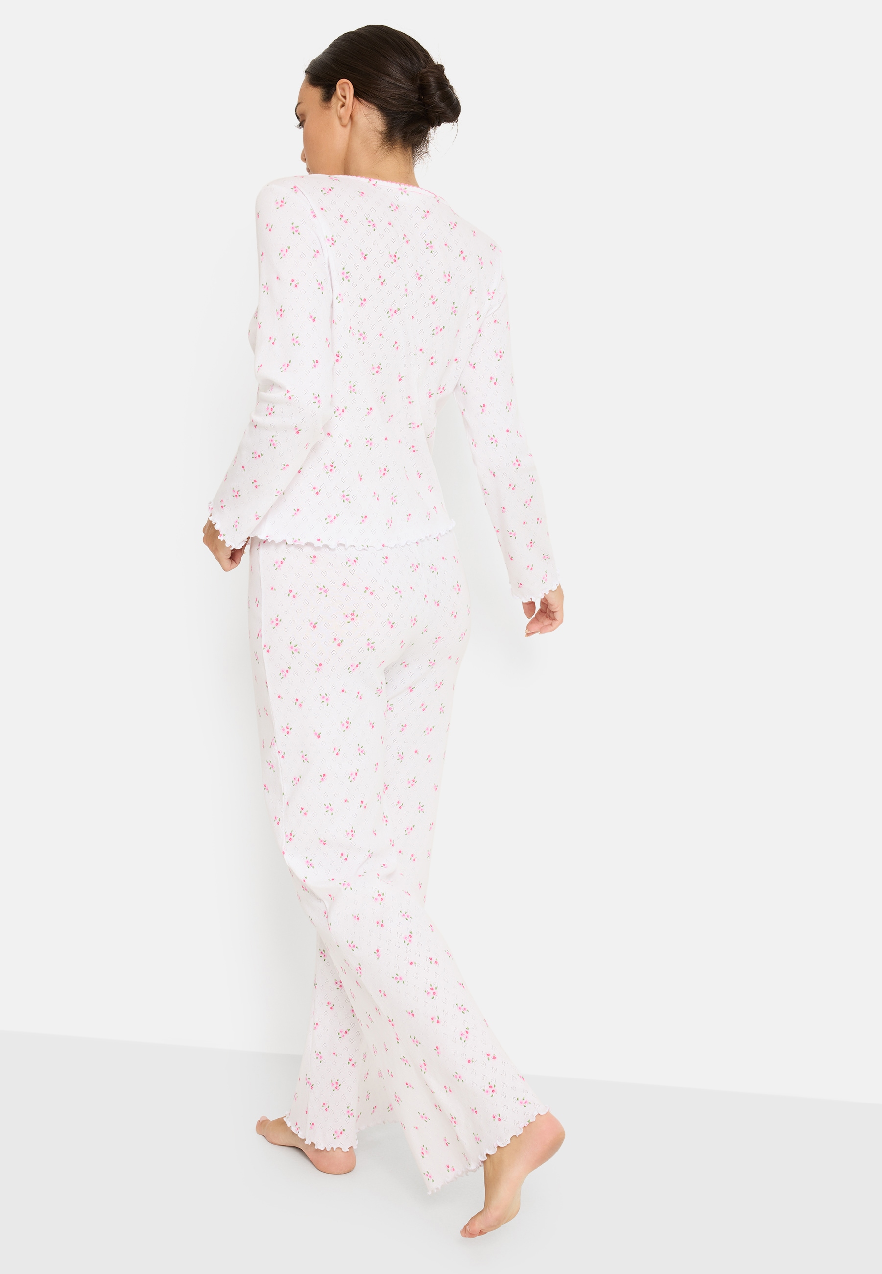 LSCN by LASCANA Pyjama 2 mit süßen Zierschleifen
