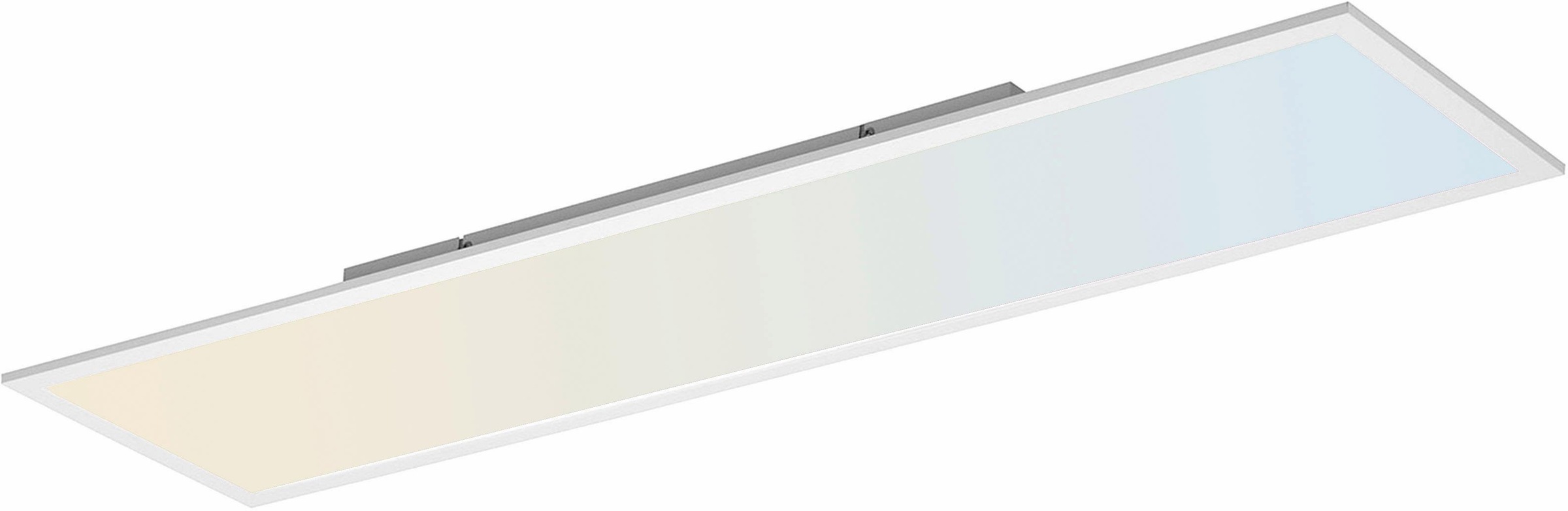 JUST LIGHT Deckenleuchte »FLAT«, 1 flammig, Leuchtmittel LED-Board | LED fest integriert, CCT - Farbtemperaturregelung, Dimmbar über Funkfernbedienung