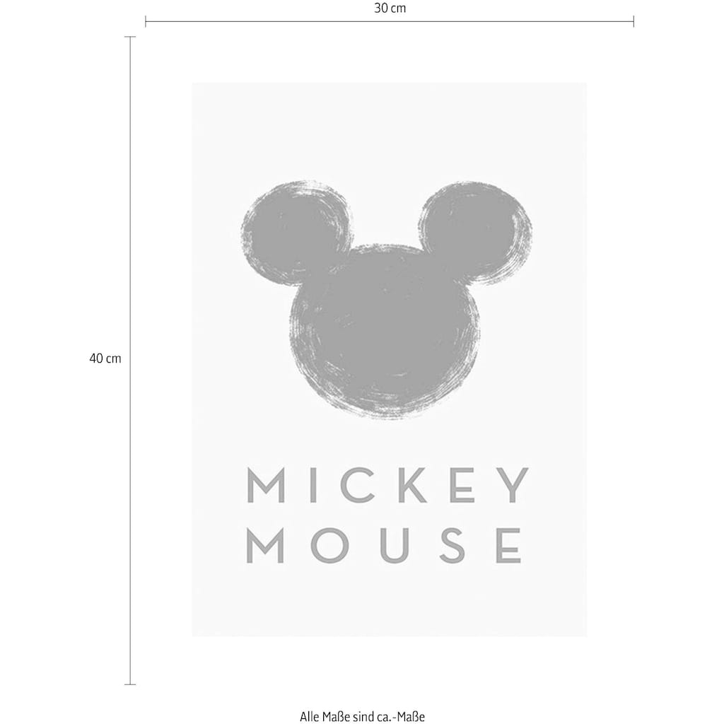 Komar Poster »Mickey Mouse Silhouette«, Disney, (1 St.)