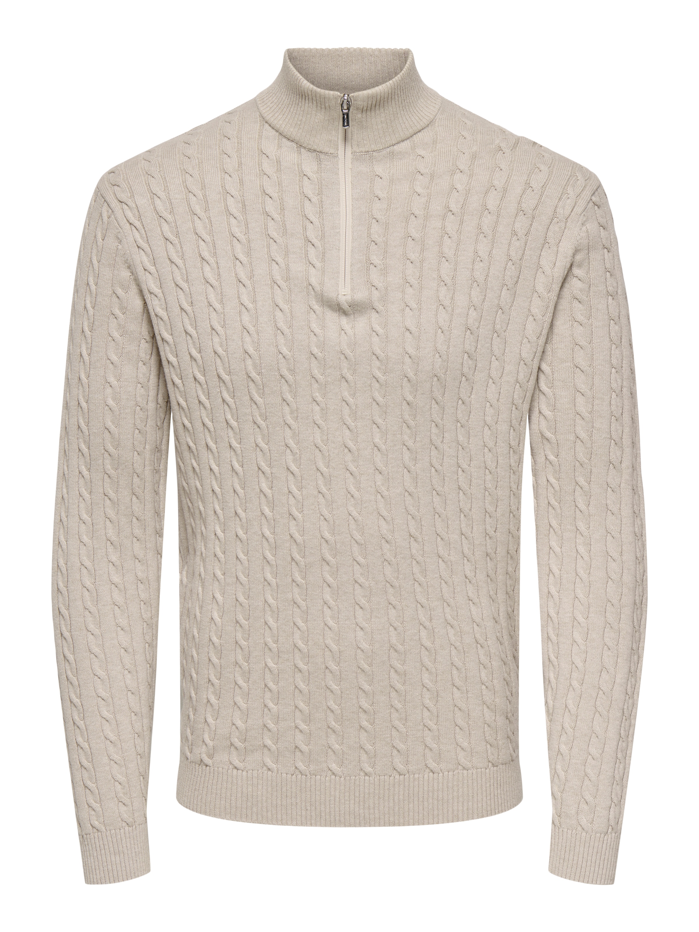 ONLY & SONS Troyer »ONSLOUI REG 12 CABEL HALF ZIP KNIT«
