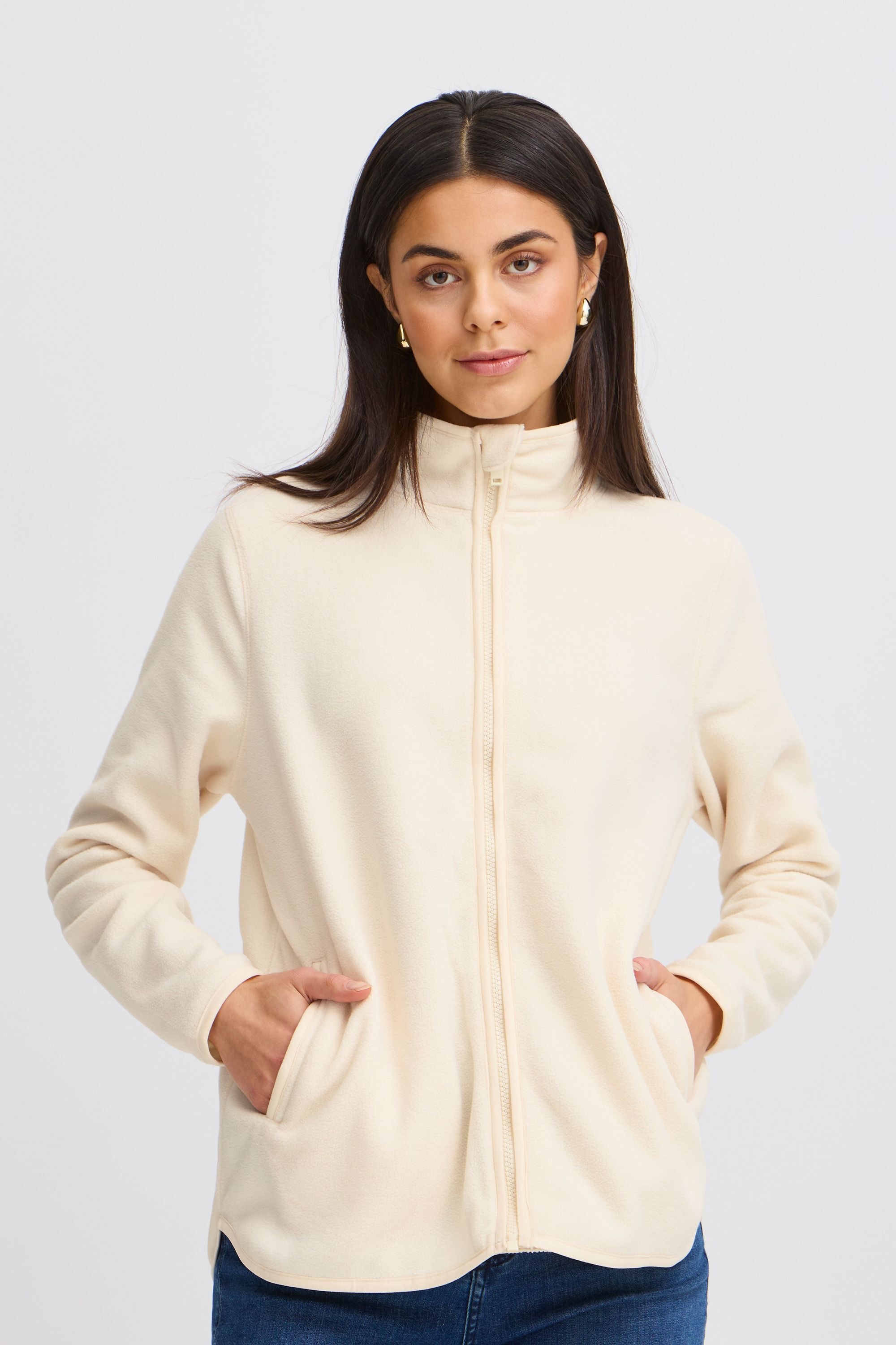 fransa Trainingsjacke »Trainingsjacke FRMILAS«, ohne Kapuze