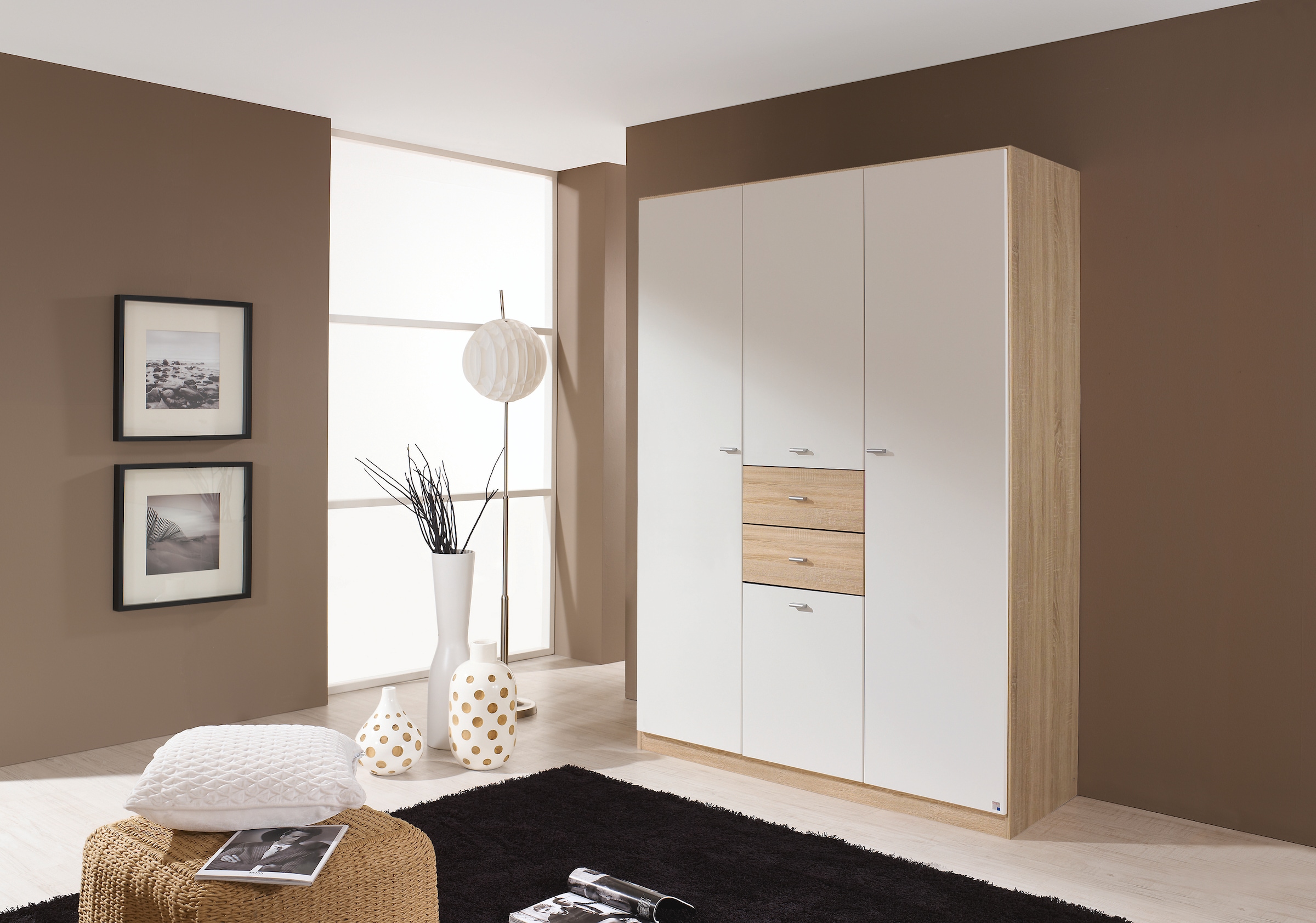 rauch Drehtürenschrank »Landsberg« mit praktischen Türen und Schubkästen