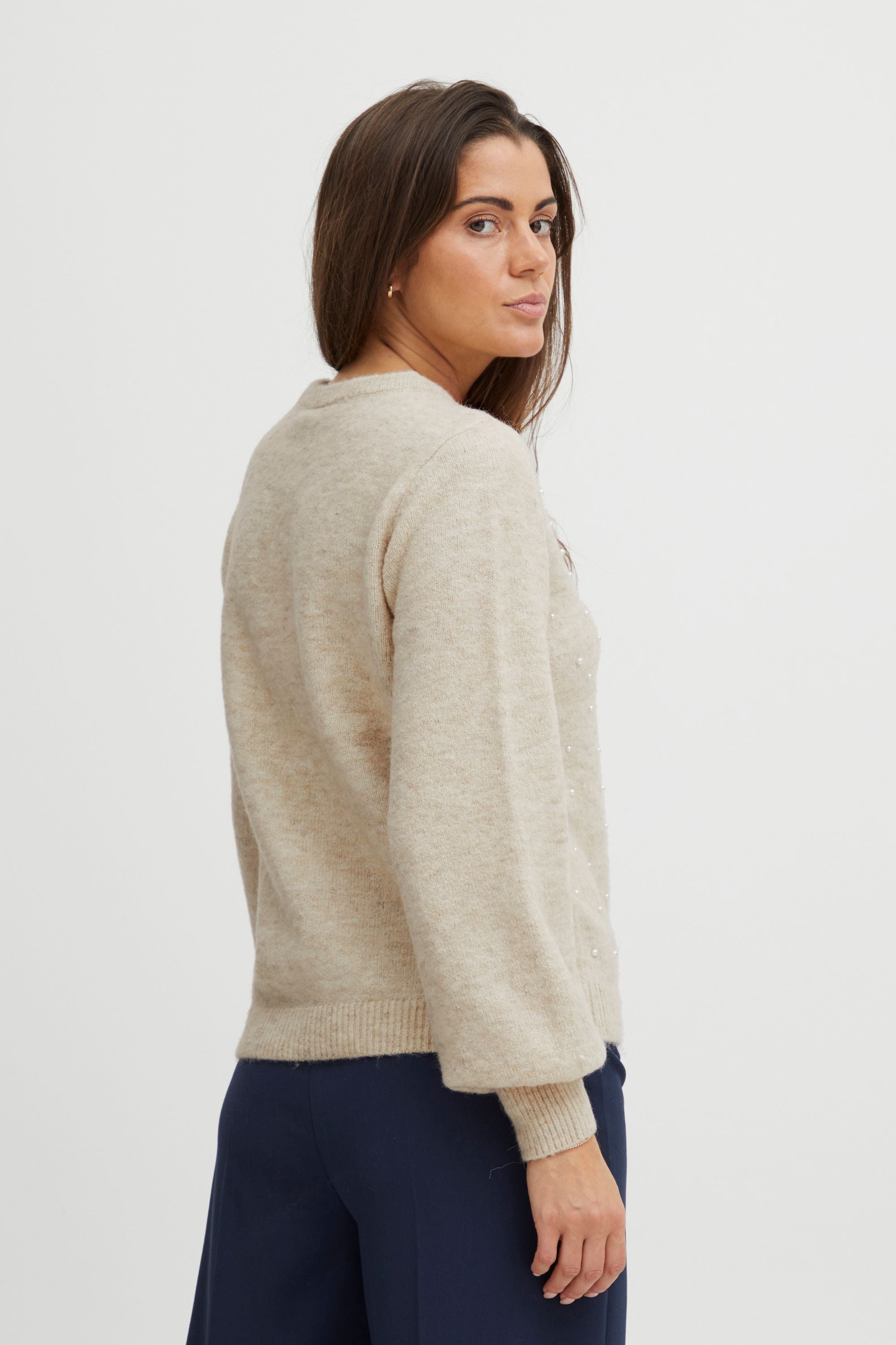 fransa Strickfleece-Pullover »Strickpullover FRSophy«