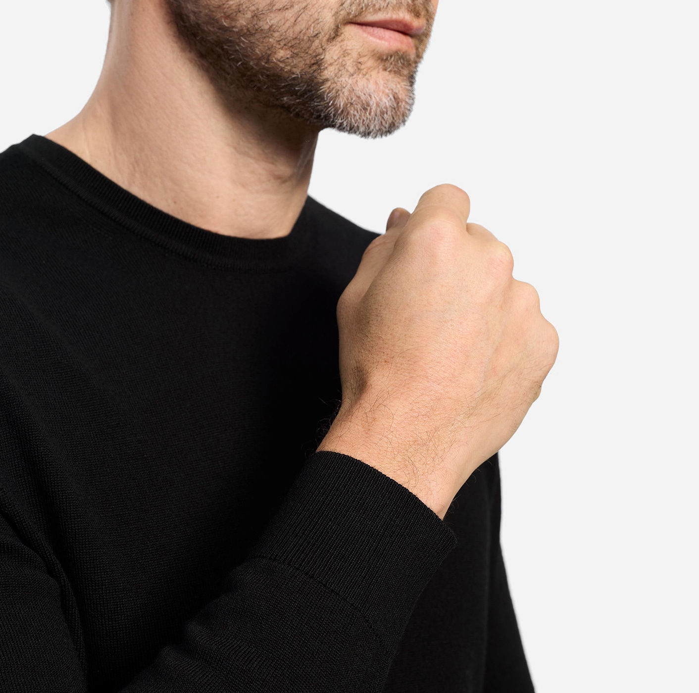 OLYMP Rundhalspullover »OLYMP Strick Casual« moderner Strickpullover