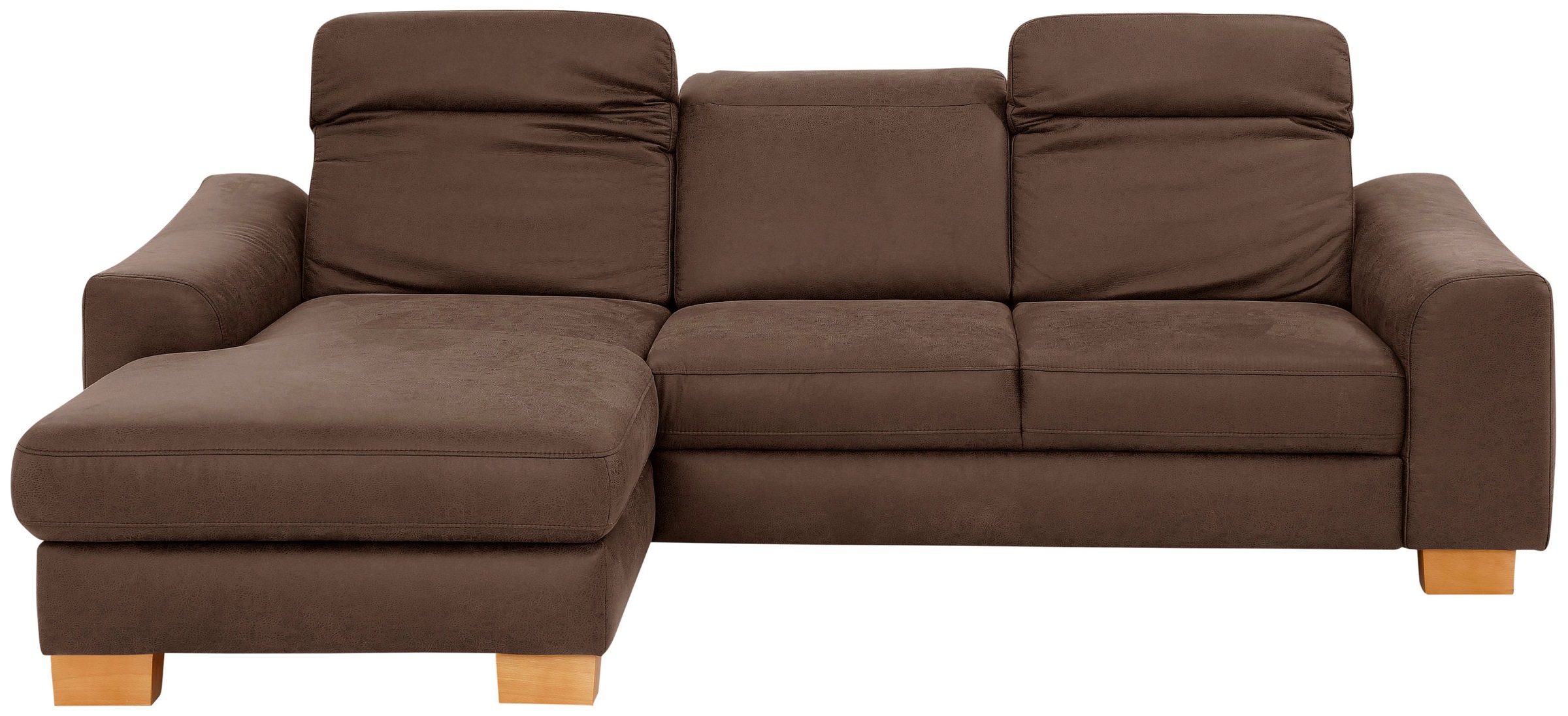 Home affaire Ecksofa »Dundee L-Form«, wahlweise mit Kopfteilverstellung und zusätzlich mit Bettfunktion