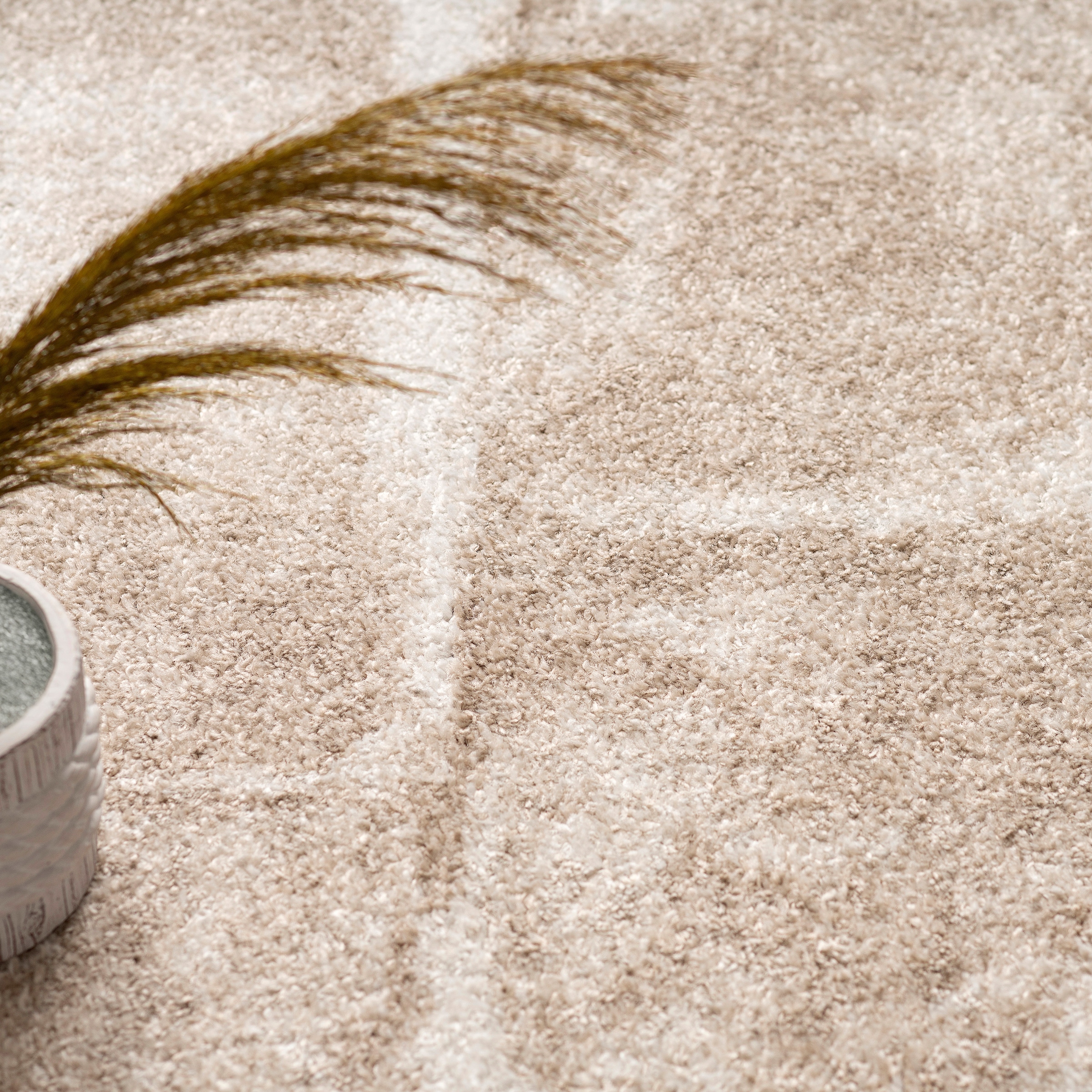 Paco Home Teppich »Sinai 050«, rechteckig, 13 mm Höhe, Kurzflor, Stein Muster, ideal im Wohnzimmer & Schlafzimmer