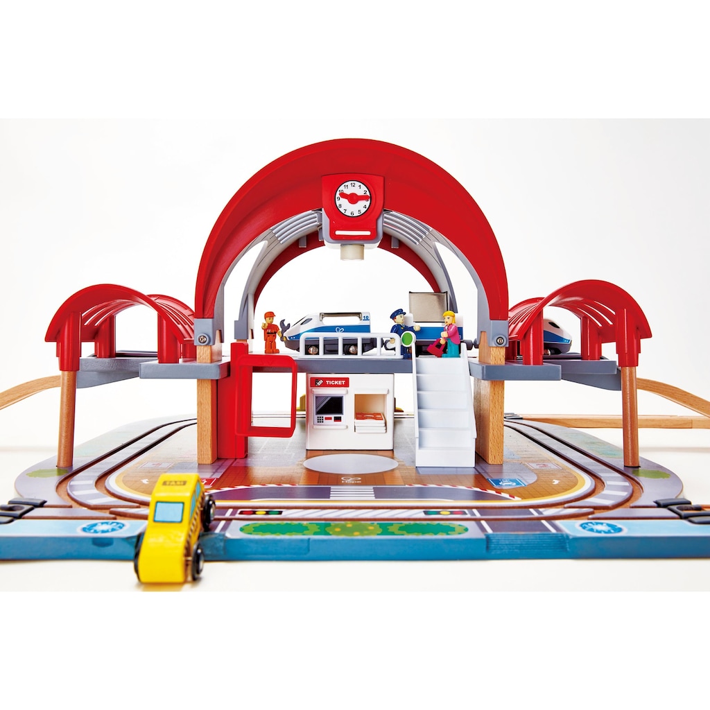Hape Spielzeugeisenbahn-Gebäude »Großstadtbahnhof mit Licht und Sound«