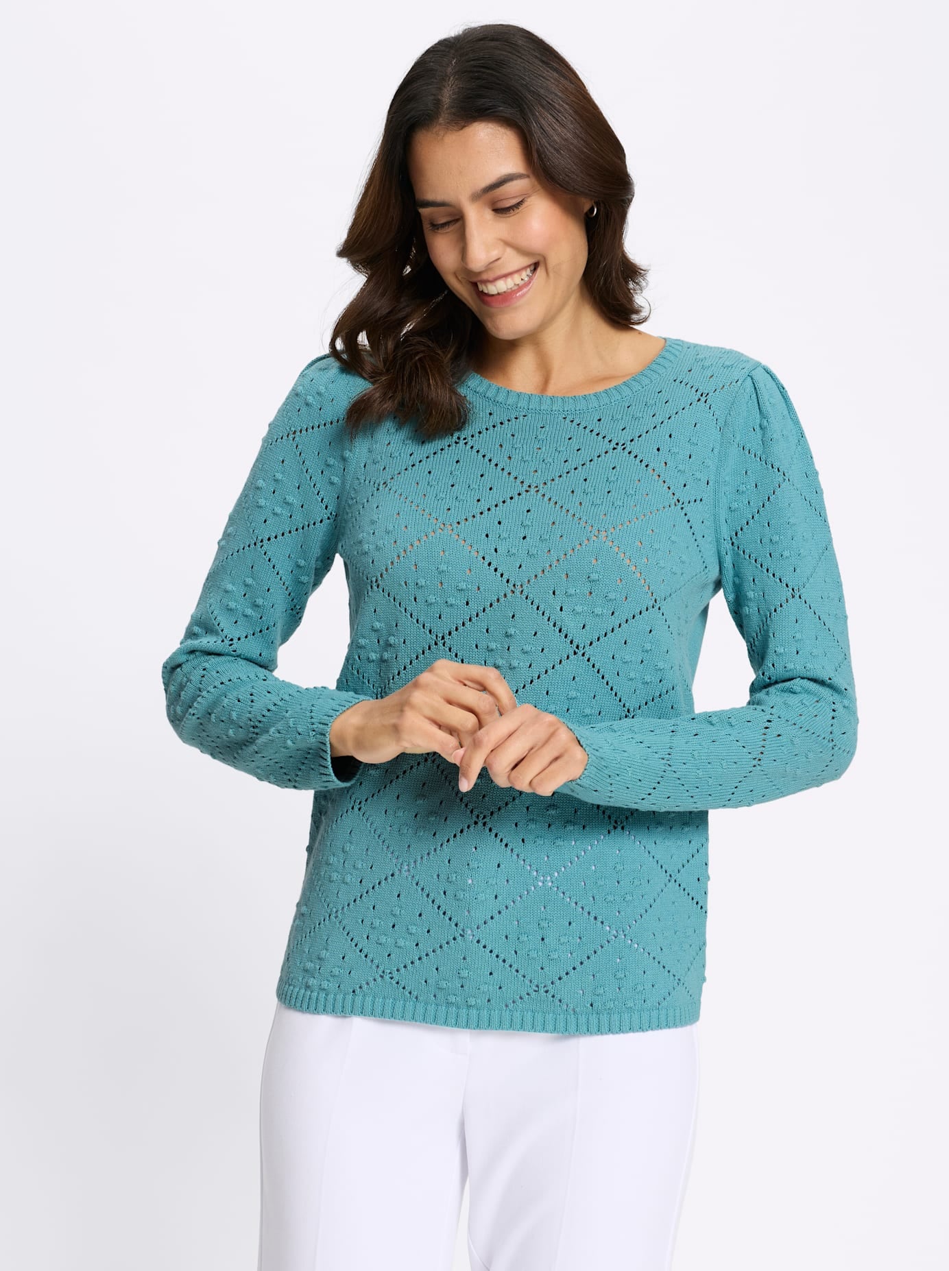 Inspirationen Strickpullover »Langarm-Pullover«