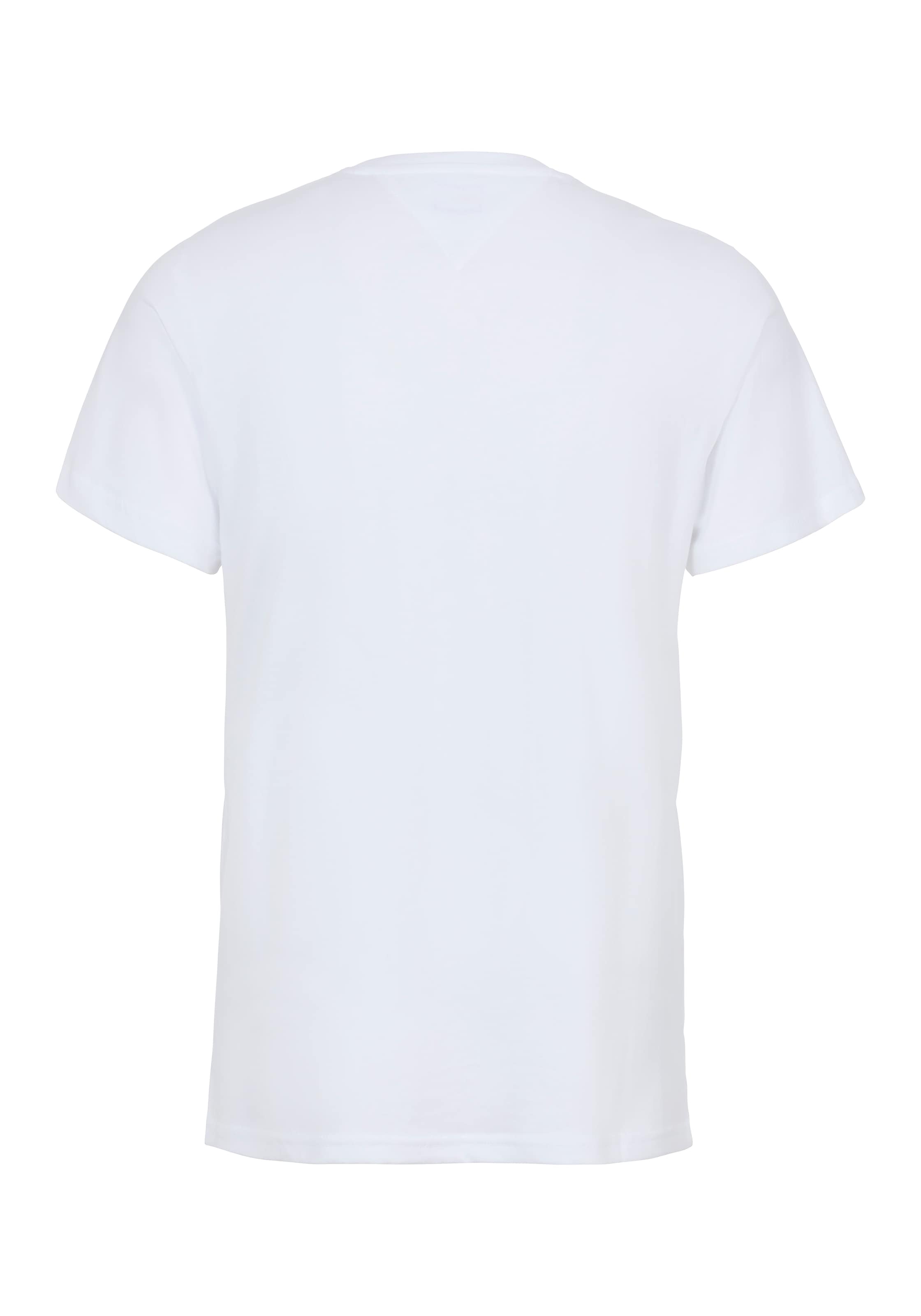 Tommy Jeans T-Shirt »TJM SLIM ESSENTIAL FLAG TEE EXT«, Mit Rundhalsausschnitt
