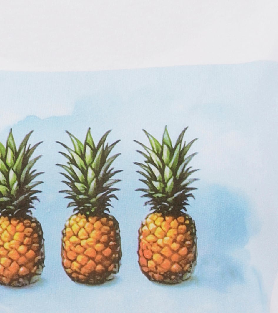 Aniston CASUAL T-Shirt, mit tropischem Ananas-Frontdruck - NEUE KOLLEKTION