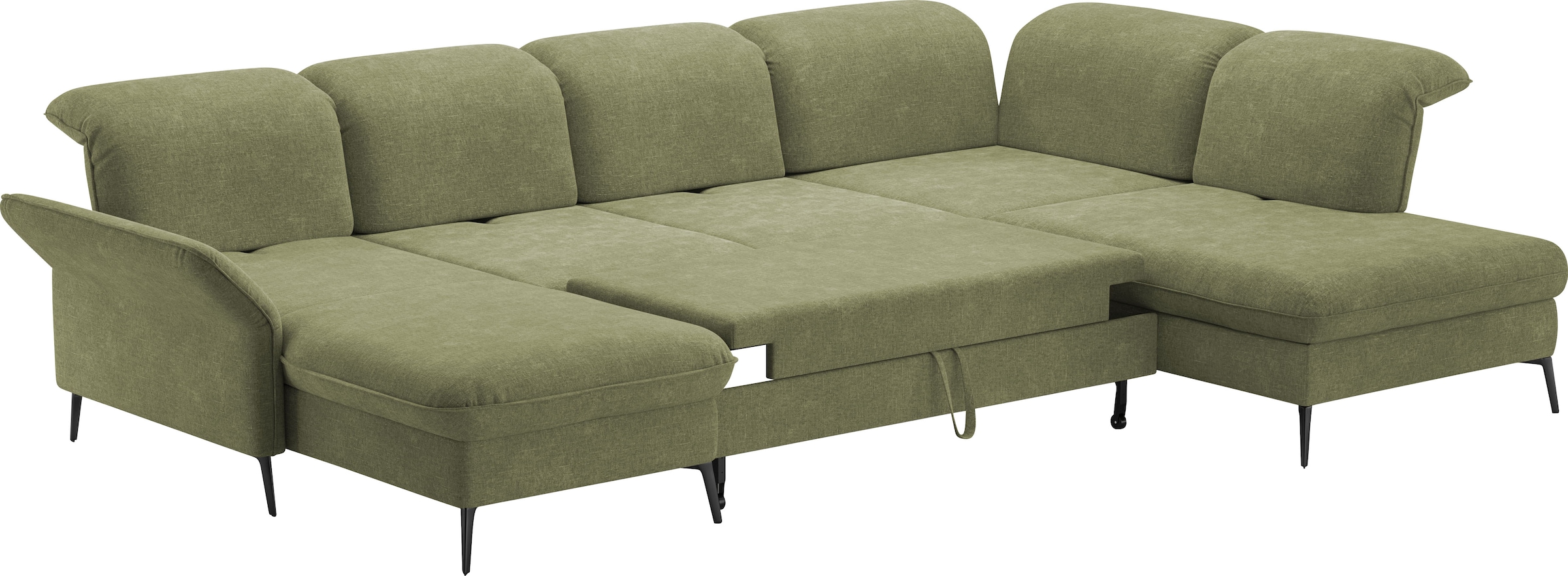 sit&more Wohnlandschaft »Emely«, mit Sitztiefenverstellung optional mit Bettfunktion und Bettkasten