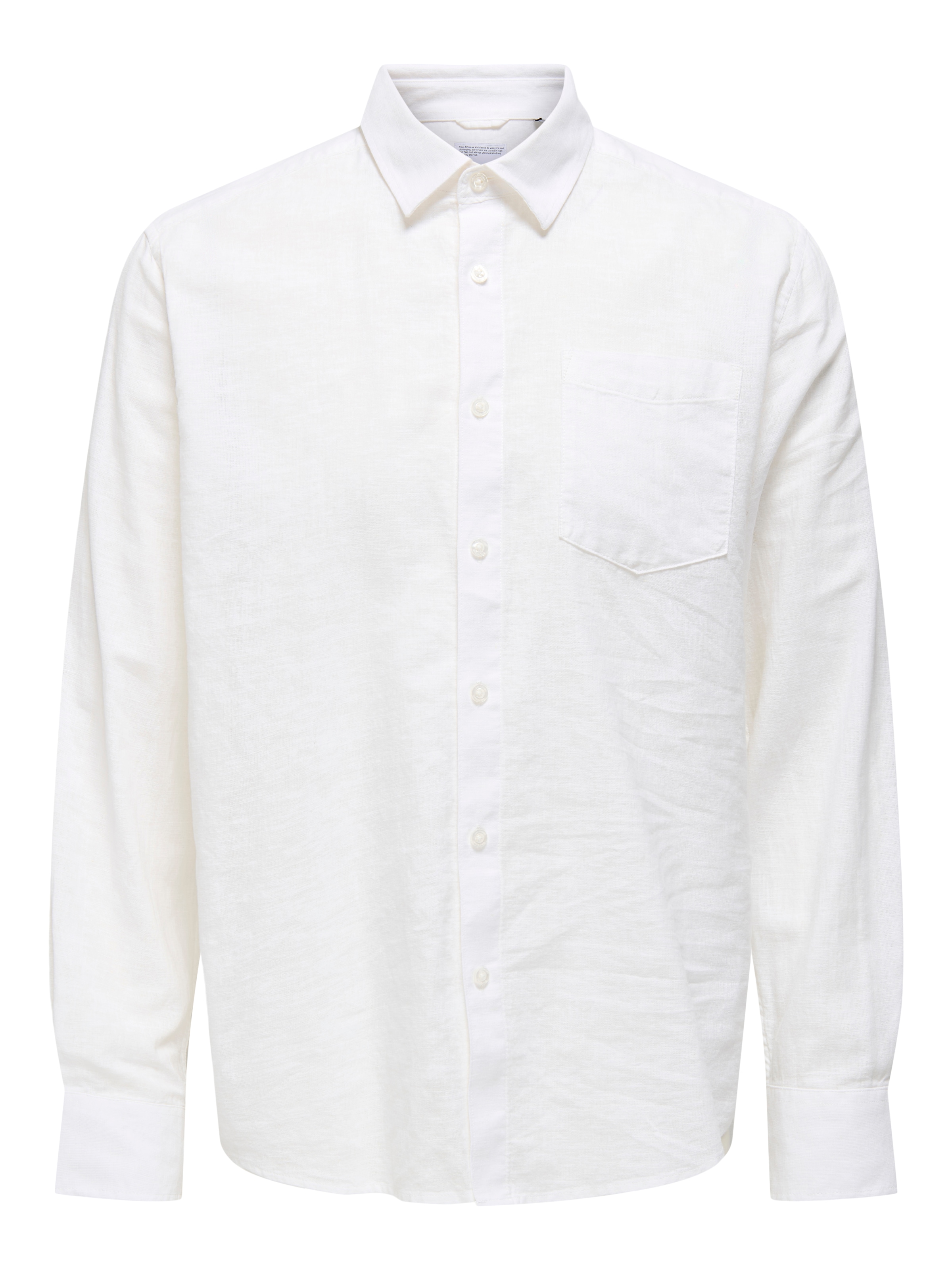 ONLY & SONS Langarmhemd »ONSCAIDEN LIFE REG LS 1 PKT SHIRT NOOS«