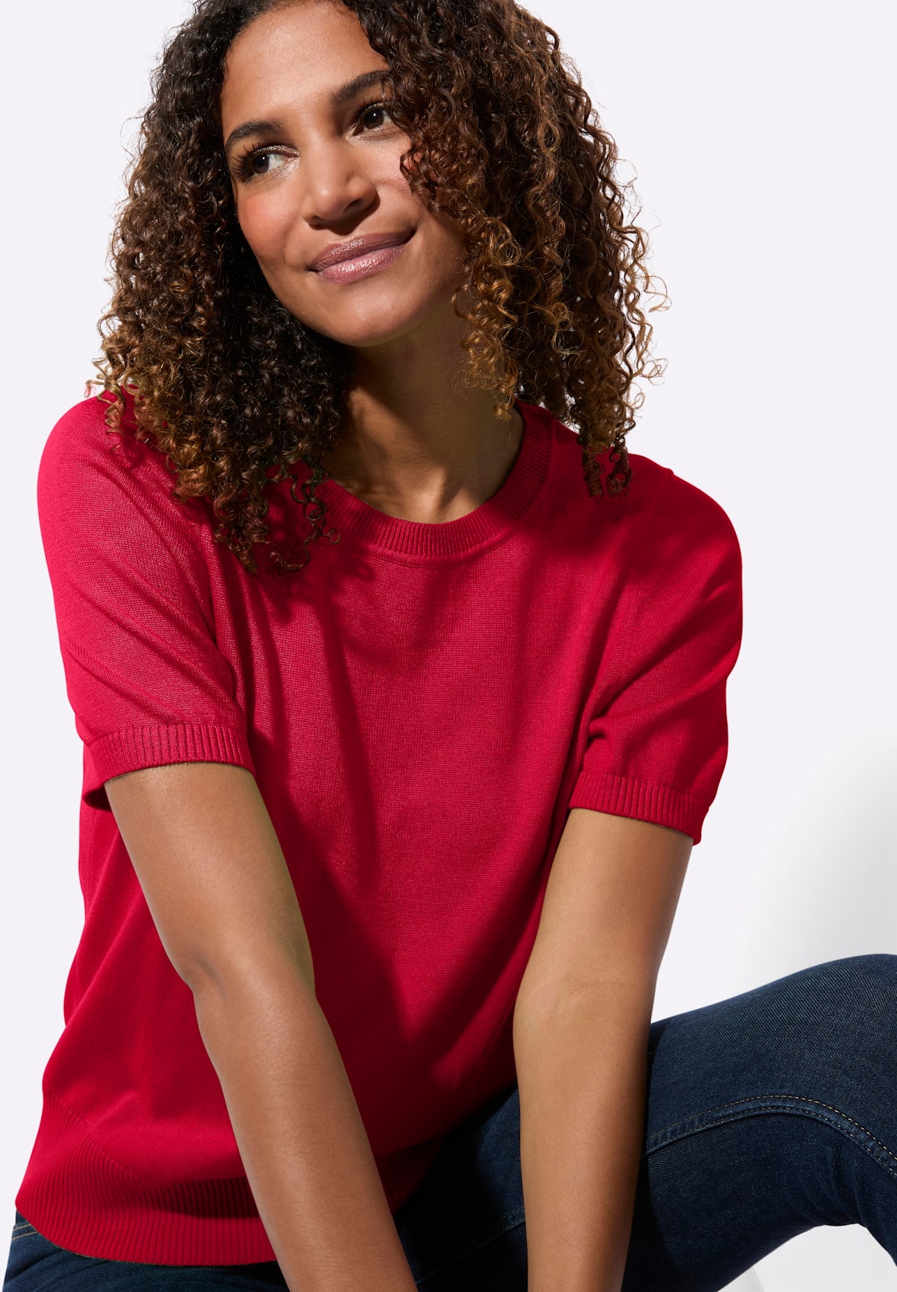 Casual Looks Kurzarmpullover »Kurzarm-Pullover«