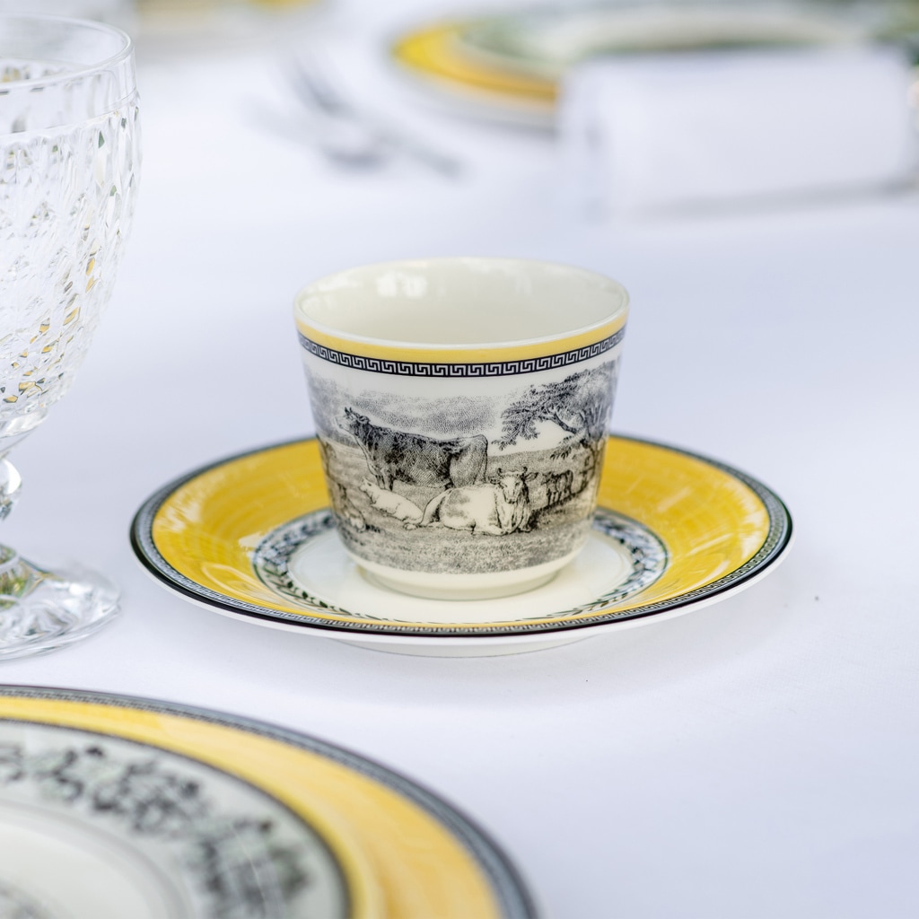Villeroy & Boch Tasse »Kaffeetasse mit Untertasse Audun Ferme 150 ml bunt«