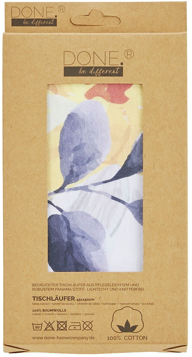 done.® Tischläufer »Yellow Roses, mit Rosenmotiv«, (1 St.), Digitaldruck, Maße ca. 45x150 cm