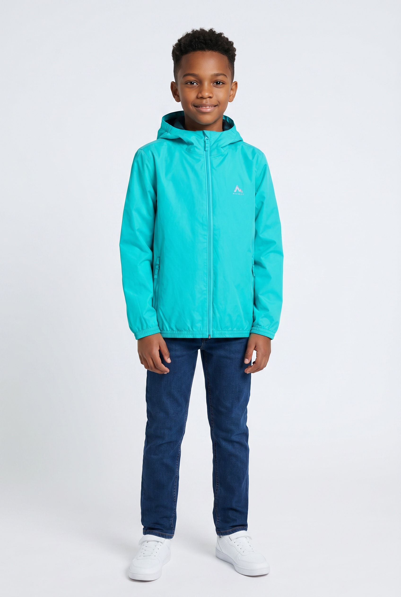 McKINLEY Regenjacke »KI.-REGENJACKE KEREOL III J« sportlicher Stil, mit AQUAMAX-Technologie, verschweißte Nähte