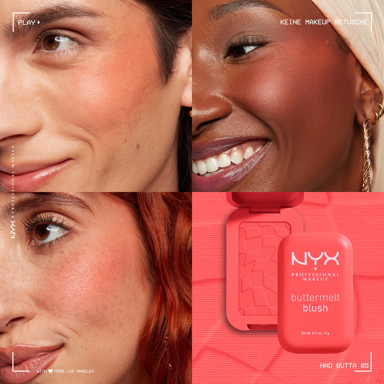 NYX Rouge »Makeup Buttermelt Blush«