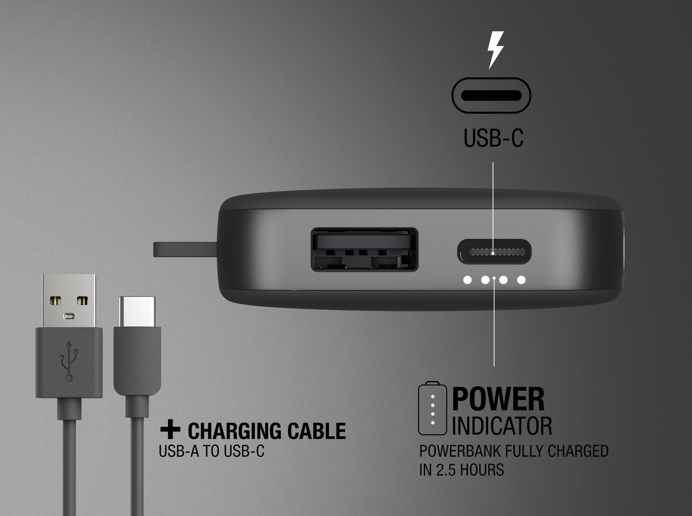 Fresh´n Rebel Powerbank »Power Pack 6000mAh mit USB-C, Fast Charge« 5