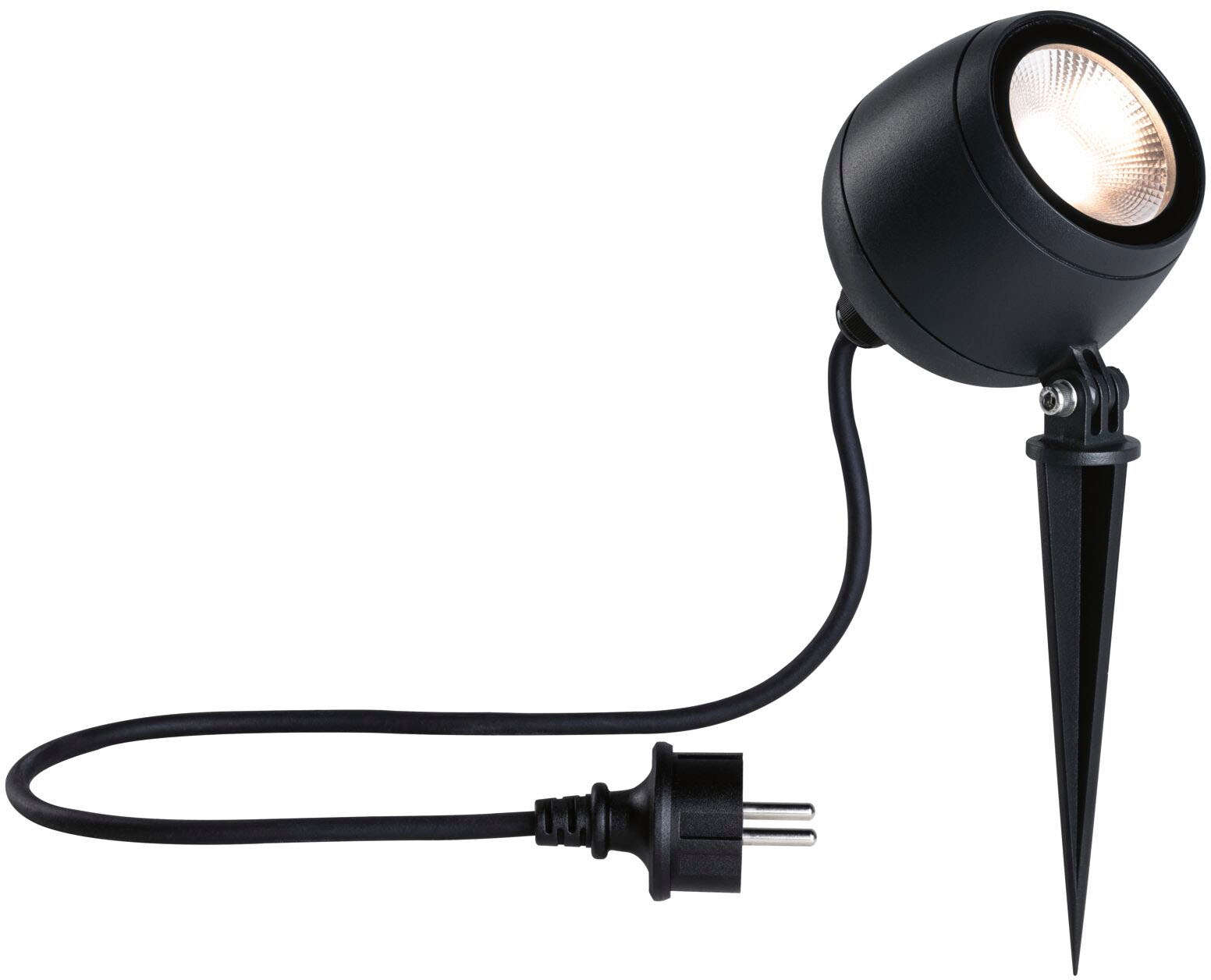 Paulmann LED Gartenstrahler »Kikolo«, 1 flammig, Outdoor 230V Spot Kikolo 60° 3000K anthrazit
