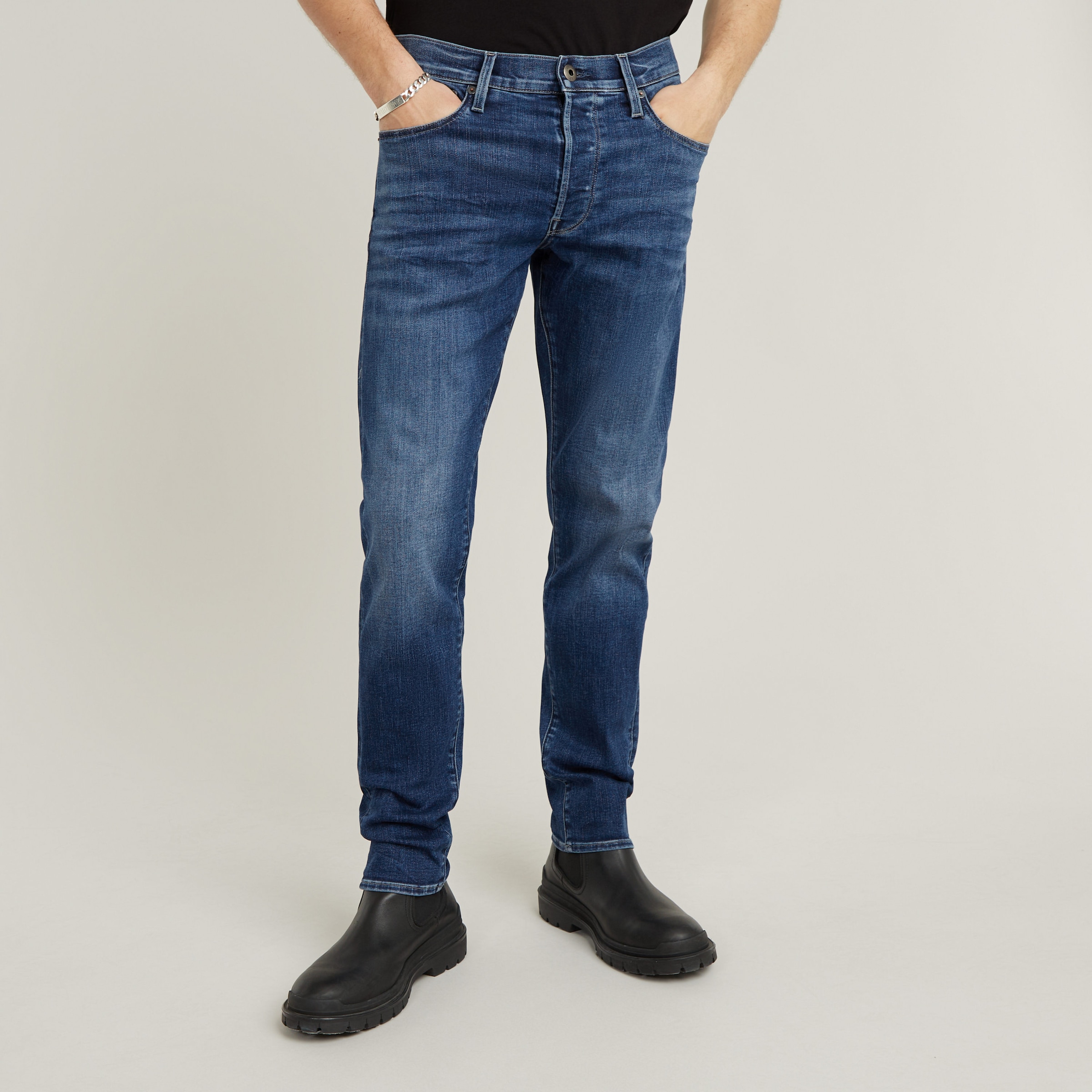 G-STAR Slim-fit-Jeans »3301 Slim«, mit toller Waschung und Elasthan