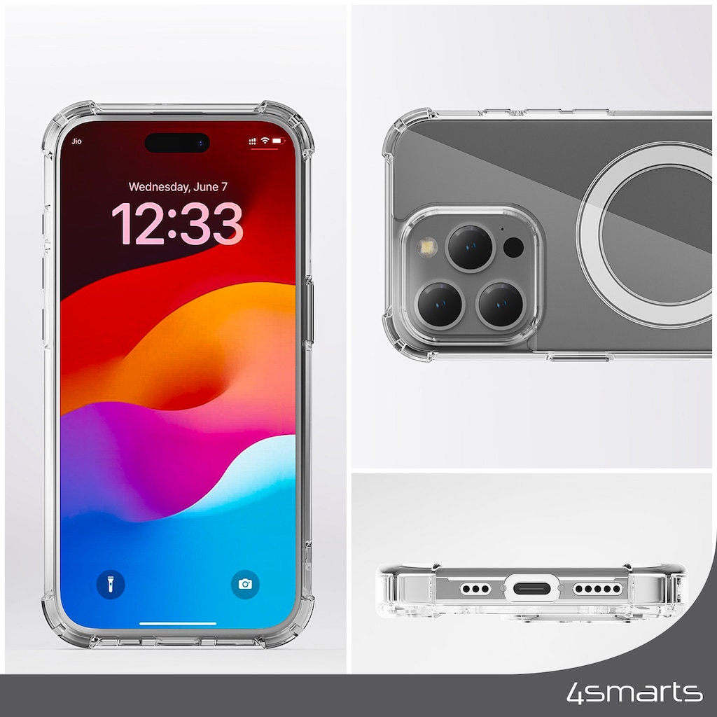 4smarts Backcover »Hybrid Case Ibiza«, Apple iPhone 15 Pro Max