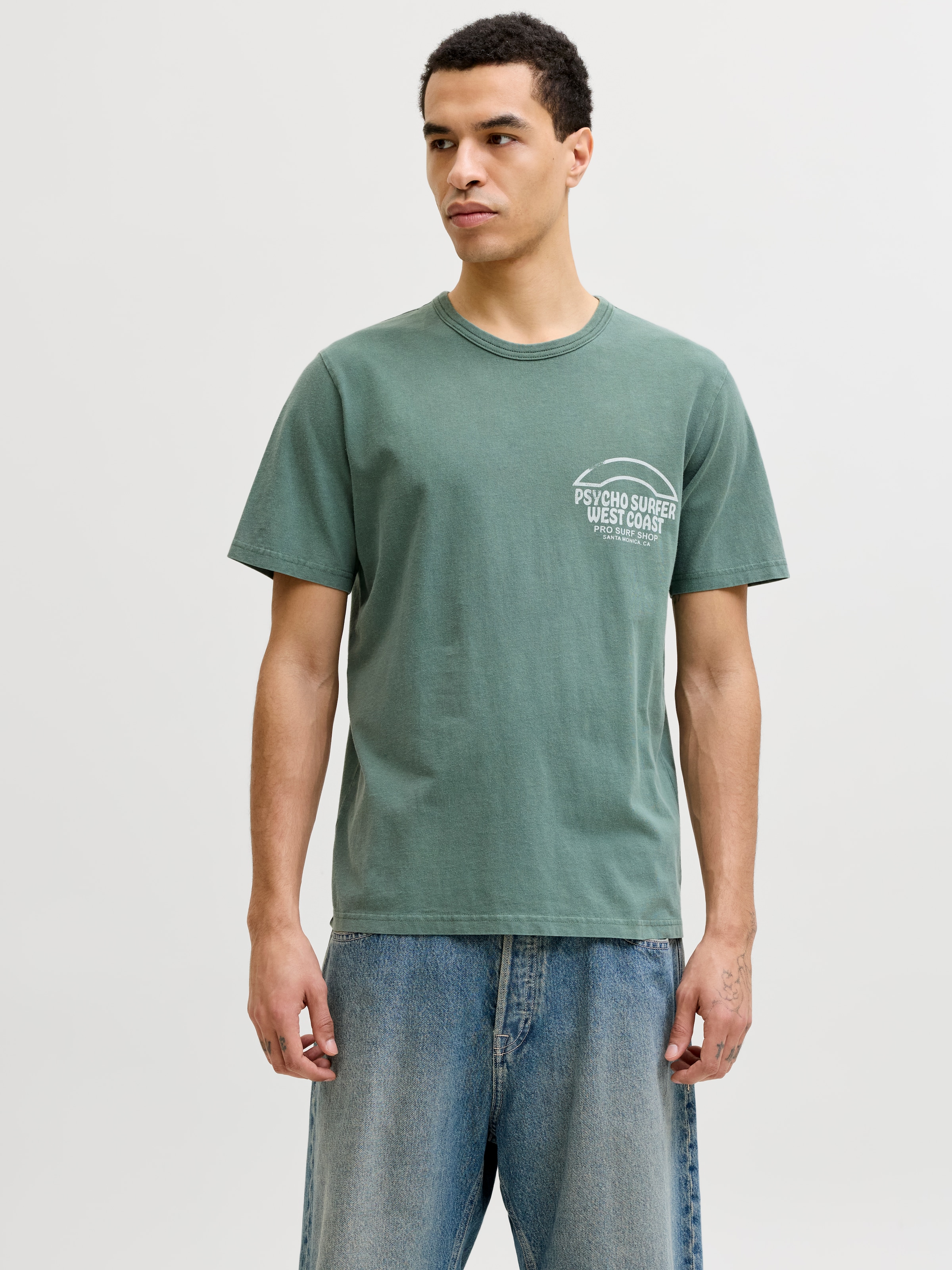 Jack & Jones T-Shirt »JPRBLUMAXWELL SS TEE« mit Print