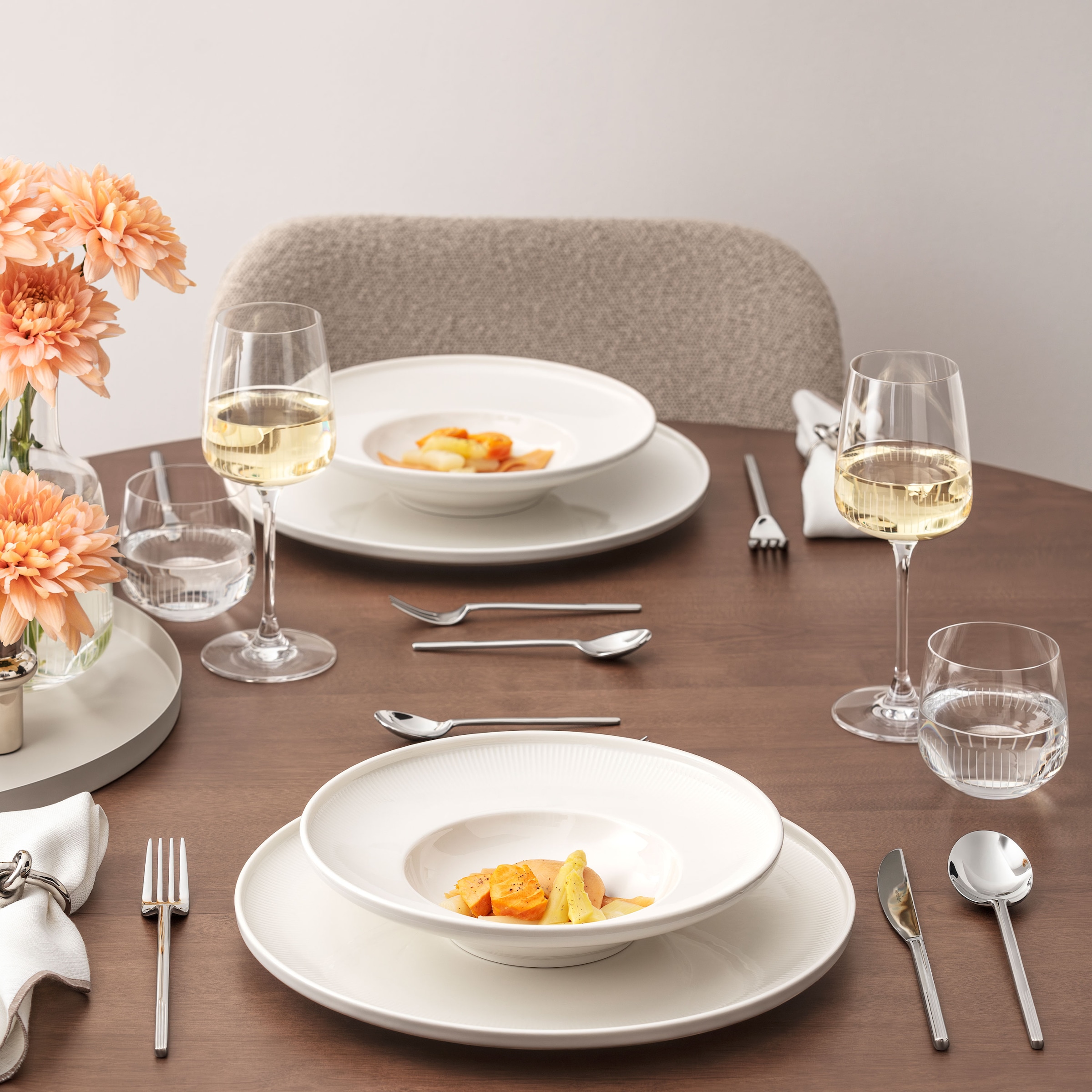 Villeroy & Boch Besteck-Set »Afina Besteckset« Gefertigt aus hochglanzpoliertem Edelstahl