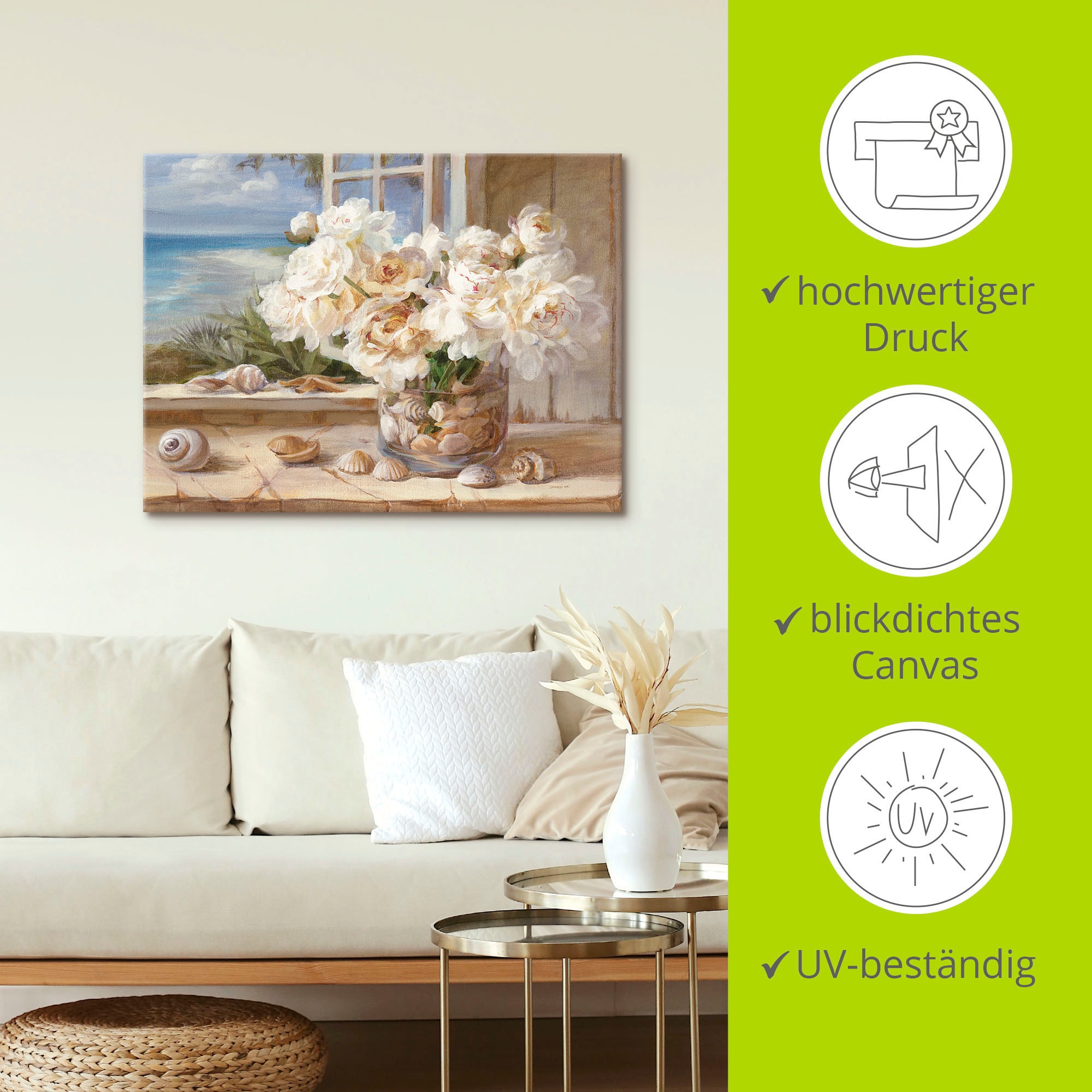 Artland Leinwandbild »Am See« Arrangements 1 Stk. tlg. als Leinwandbild, Poster, Wandaufkleber in verschied. Größen