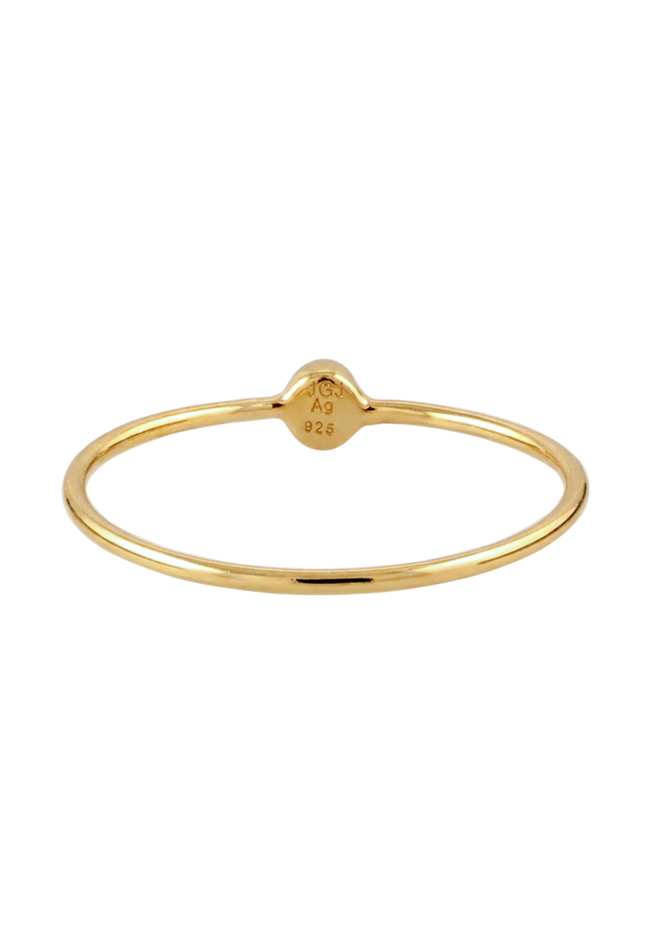 Elli Silberring »Ring Stacking Kristalle 925 Silber Vergoldet«