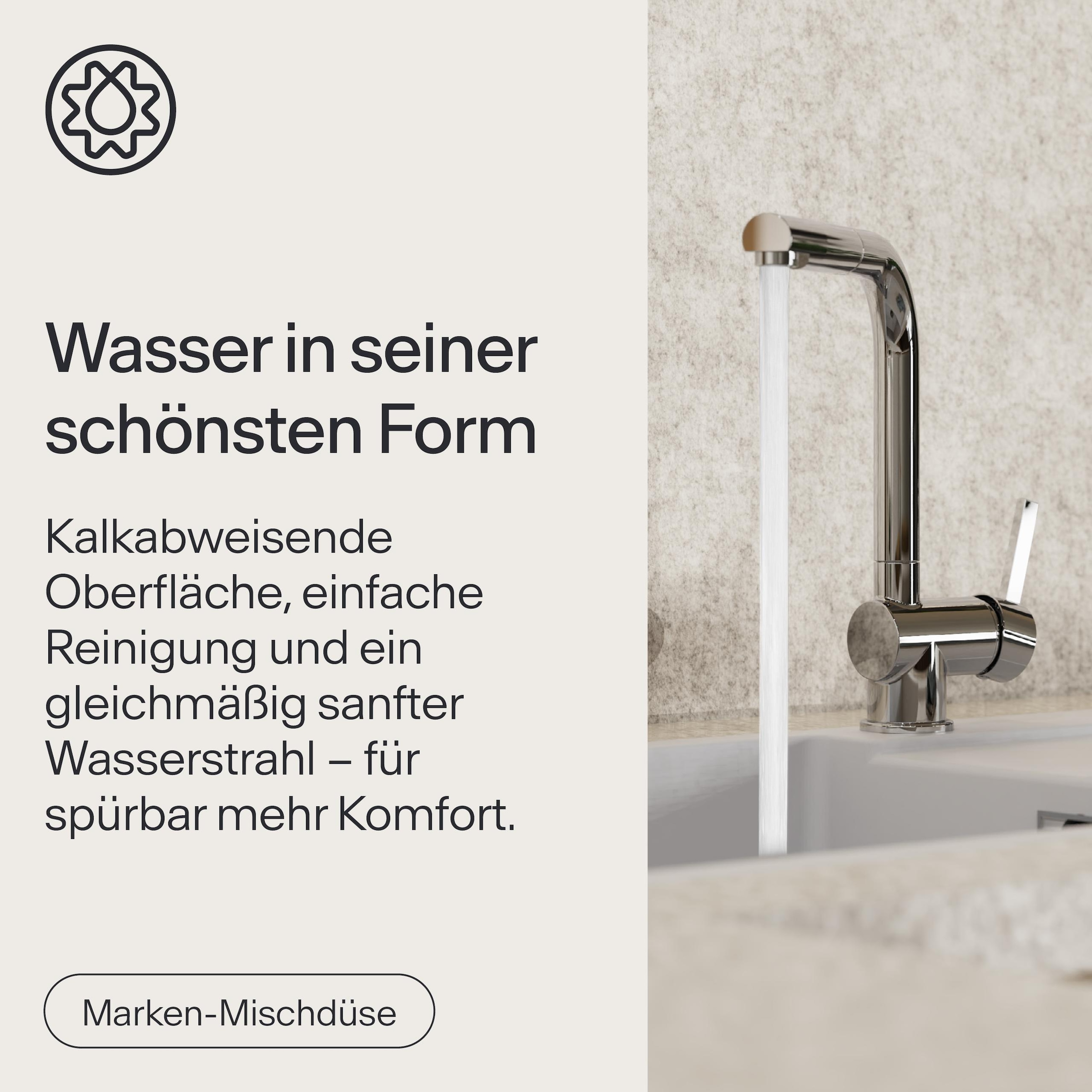 WASSERWERK Spültischarmatur »WK 4, Wasserhahn, Küche, Einhebelmischer«