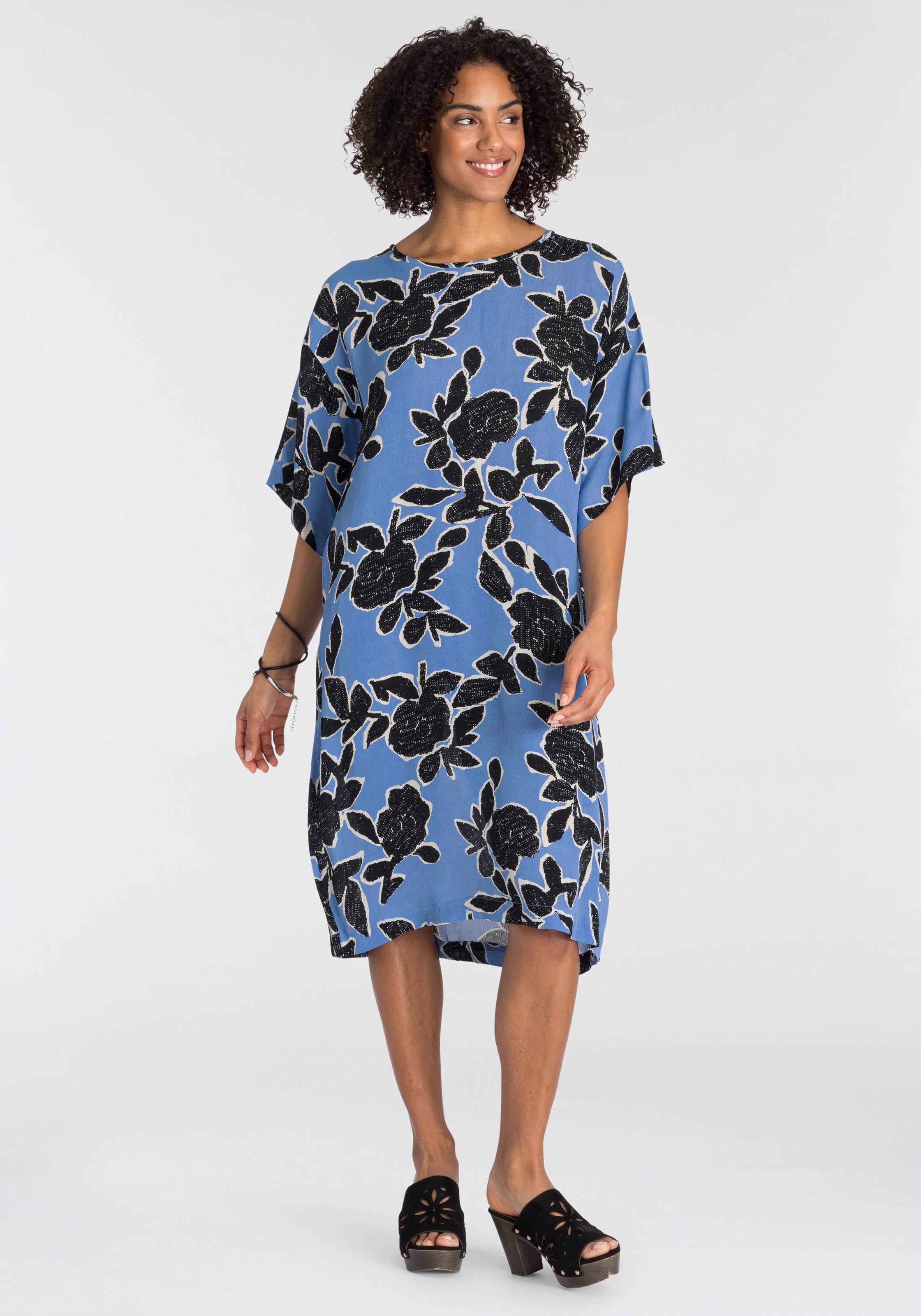 Masai Chiffonkleid »Nabi«, Weich fließend und gerade geschnitten
