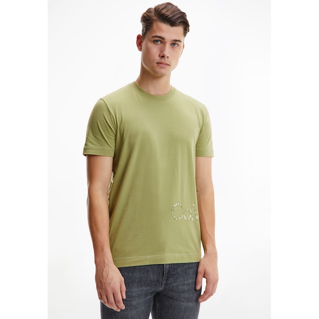 Calvin Klein T-Shirt »FLOCK LOGO« online kaufen bei OTTO