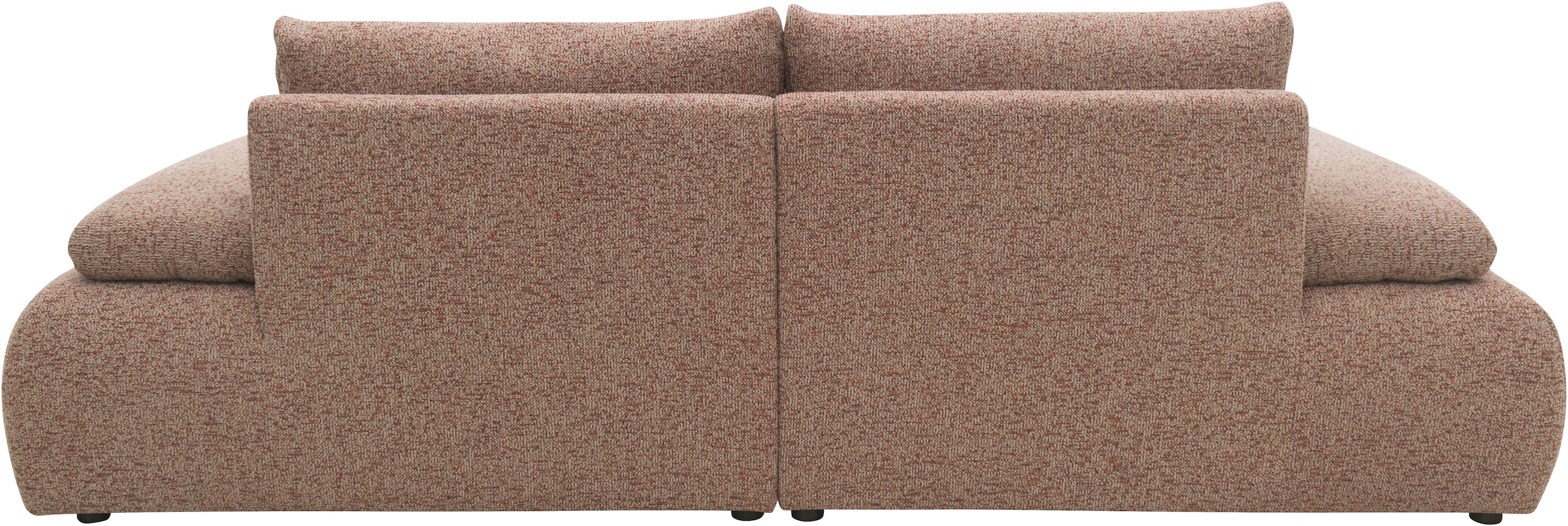DOMO collection Big-Sofa »800016 Megasofa Breite 244cm, Federkernunterfederung«, (2 St.), moderner Strukturstoff aus 95% Polyester und 5% Baumwolle