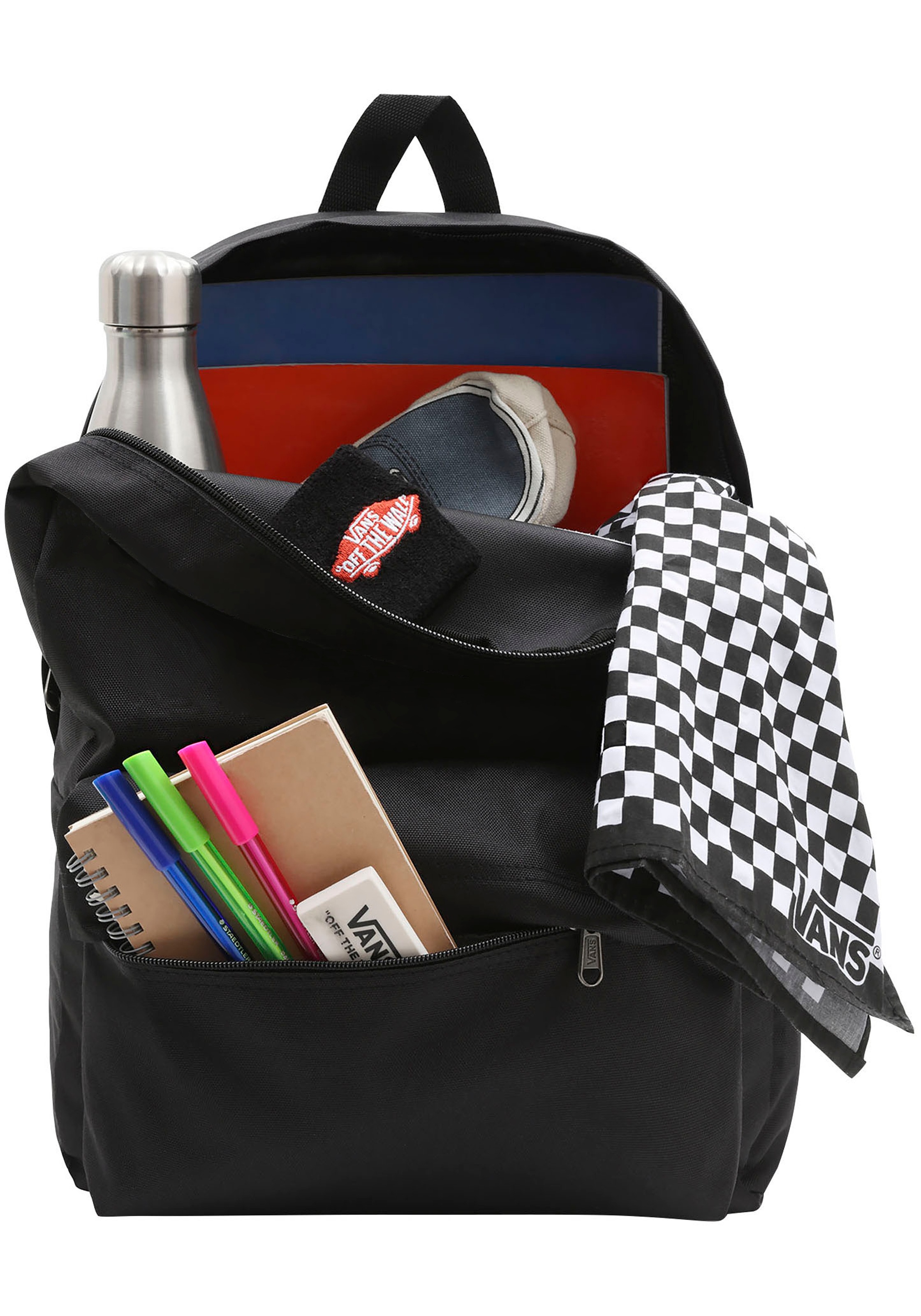 Vans Rucksack »OLD SKOOL GROM BACKPACK« für Kinder, 18 Liter Volumen, Zwei-Taschen-Design, mit Steckfach