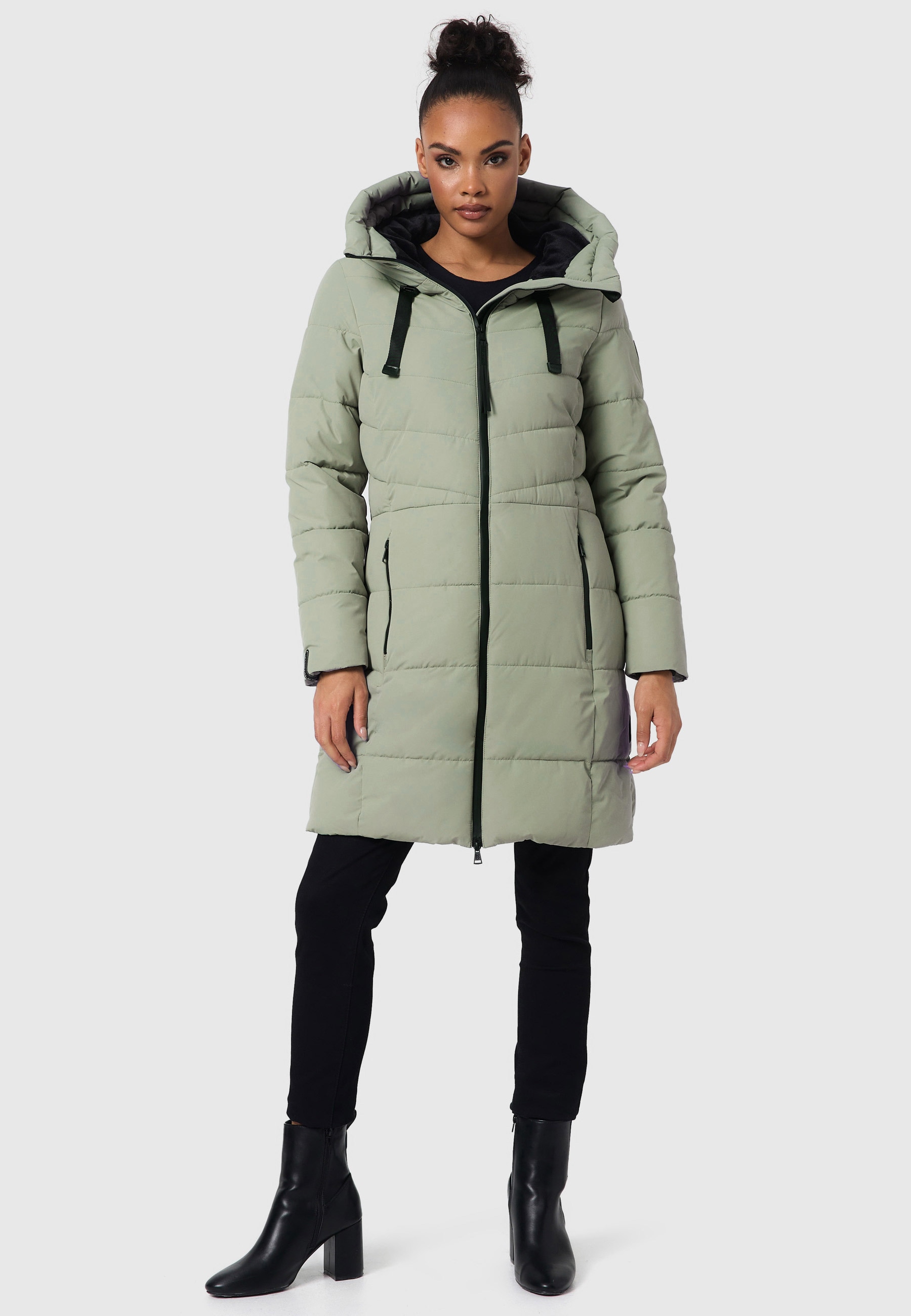 Marikoo Winterjacke »Marikoo Natsukoo Damen Winter Steppjacke lang B978«