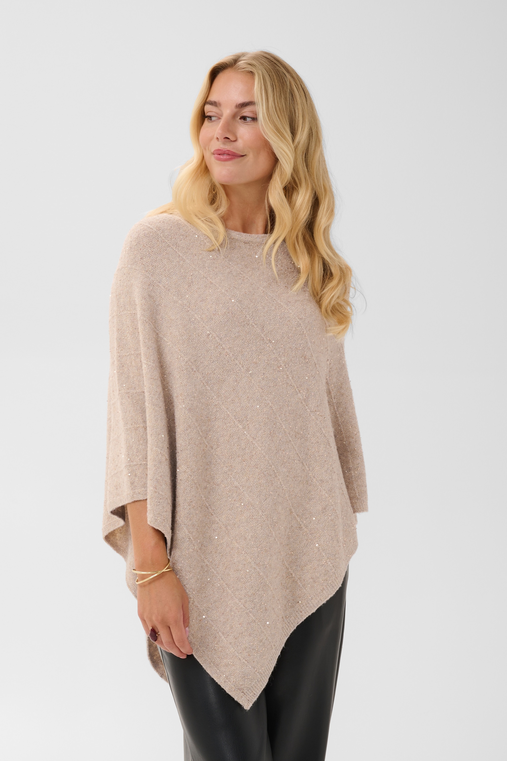 Cream Strickponcho »Cream Poncho CRJone«