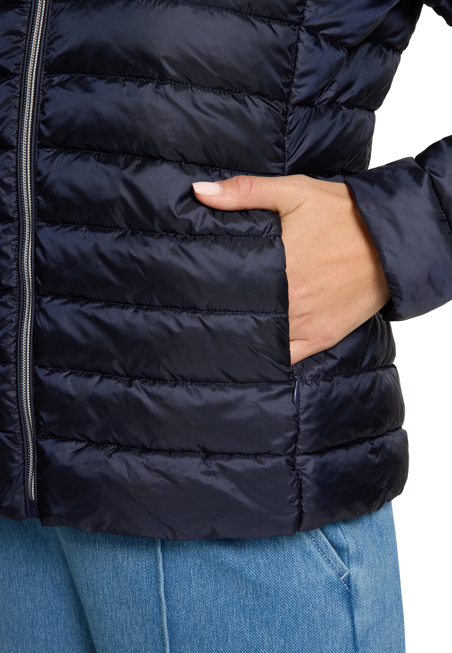 Zero Steppjacke »Steppjacke mit Stehkragen«