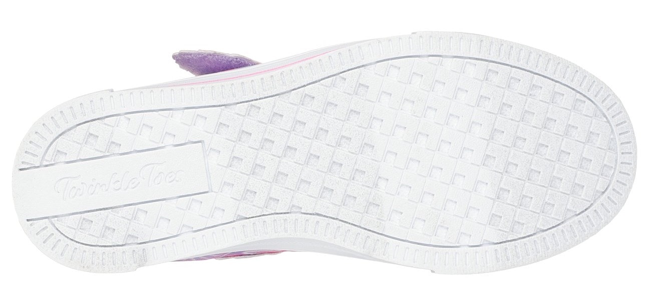 Skechers Kids Sneaker »TWINKLE SPARKS«, Blink,-Schlupfschuh mit Glitzer+Strass, Größenschablone zum Download