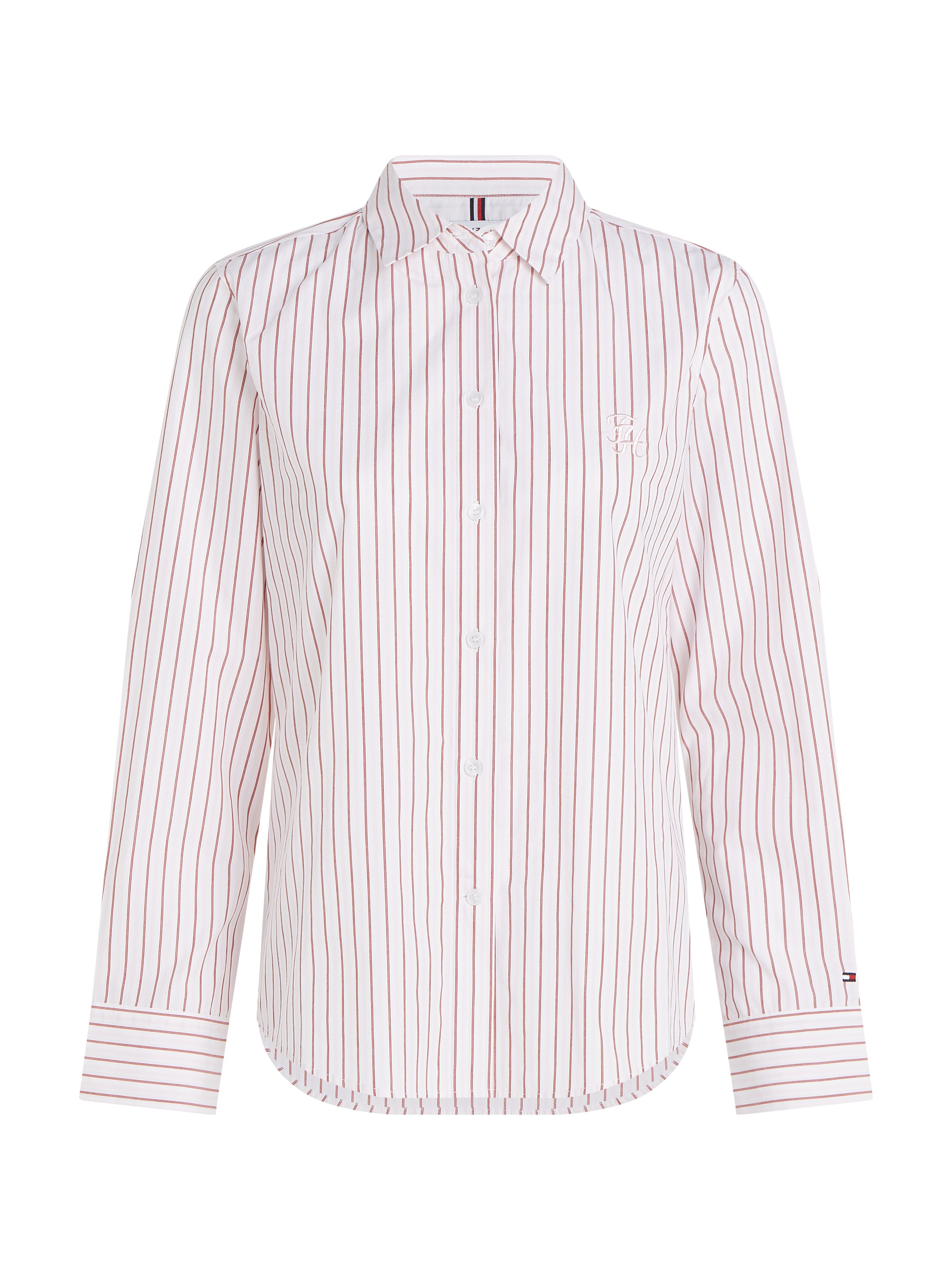 Tommy Hilfiger Hemdbluse »STRIPE REGULAR SHIRT«, mit Streifendessin