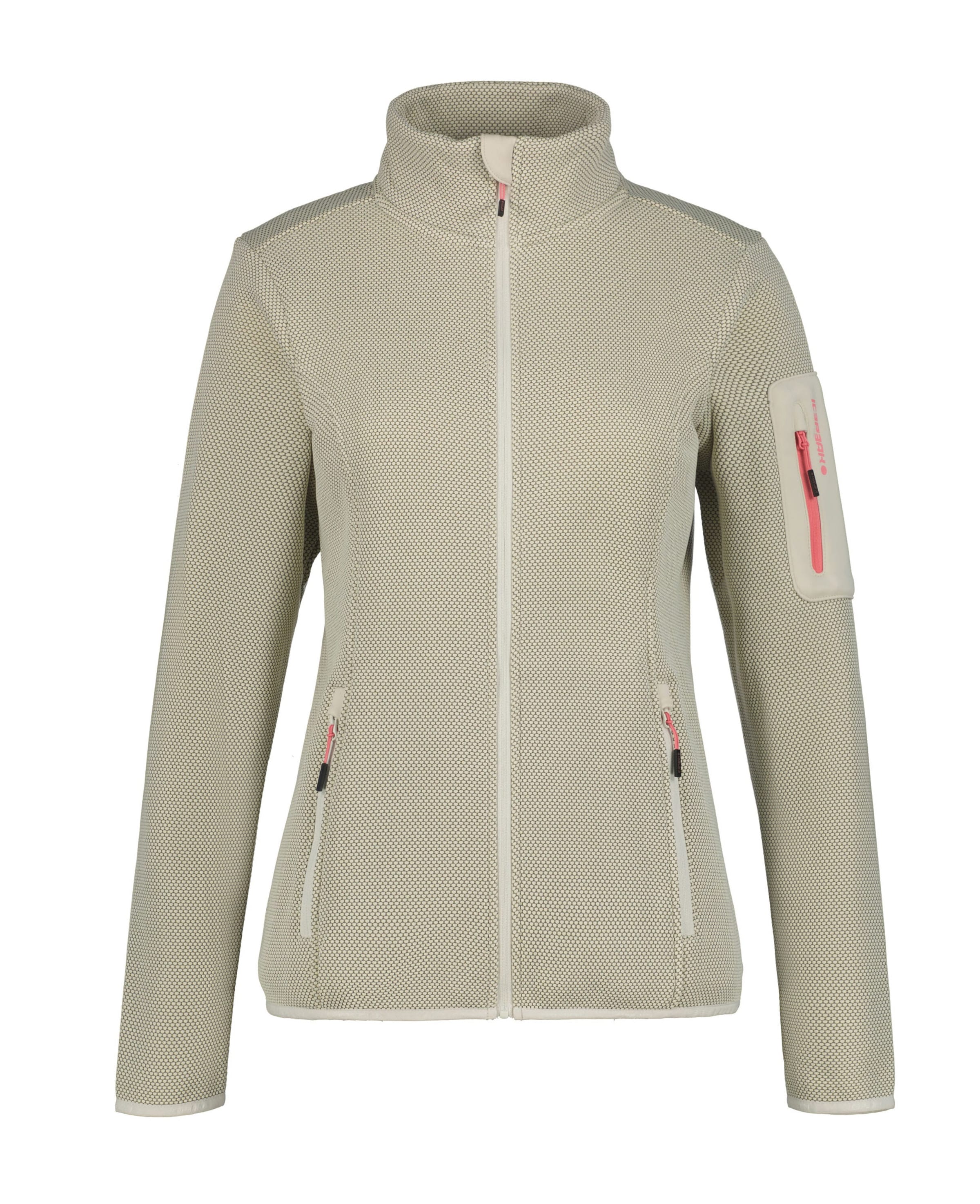 Icepeak Fleecejacke »BOWERSVILLE« mit Reißverschlusstaschen und Ärmeltasche, schnell trocknend